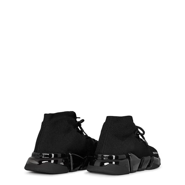 Balenciaga Speed 2.0 Clear Sole Lace-Up Sneakers Size US 12 / EU 45 - 4 Thumbnail