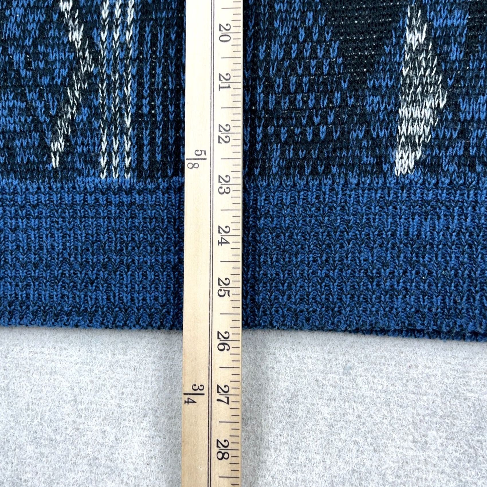 Vintage VINTAGE Grandpa Sweater Mens Large Blue Black Geometric Crewneck 80s 90s Cosby Size US L / EU 52-54 / 3 - 6 Thumbnail