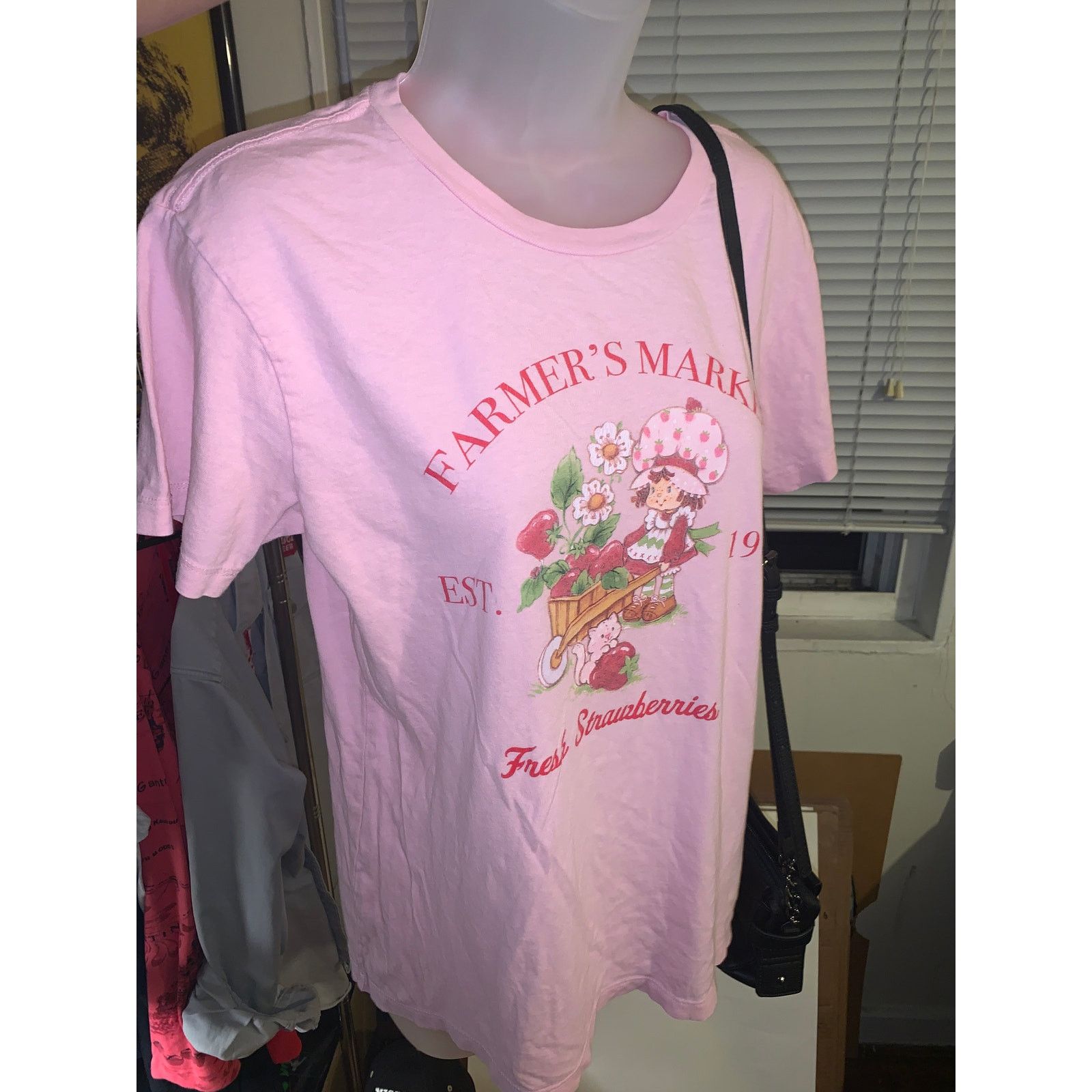 Other Strawberry Shortcake Baby Tee Pink Farmer Market Medium Size M / US 6-8 / IT 42-44 - 2 Thumbnail