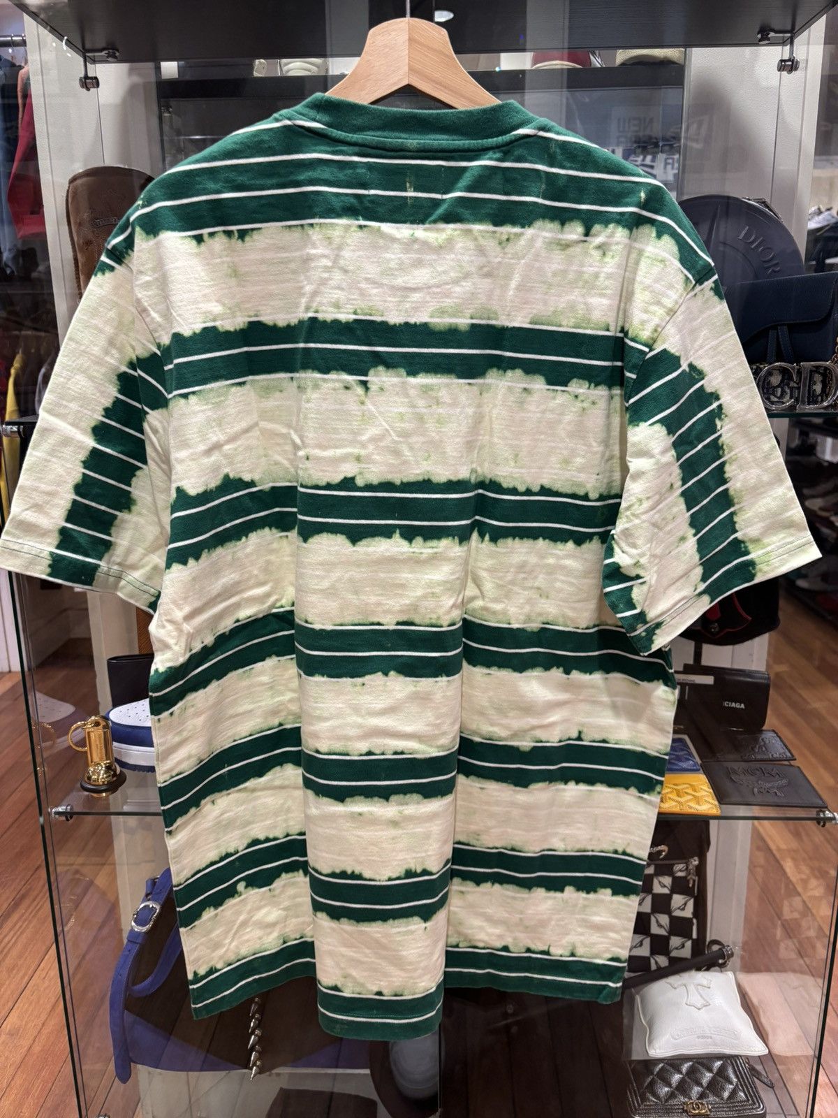 Palace Palace Bleached Stripe Tee Size US XL / EU 56 / 4 - 2 Thumbnail