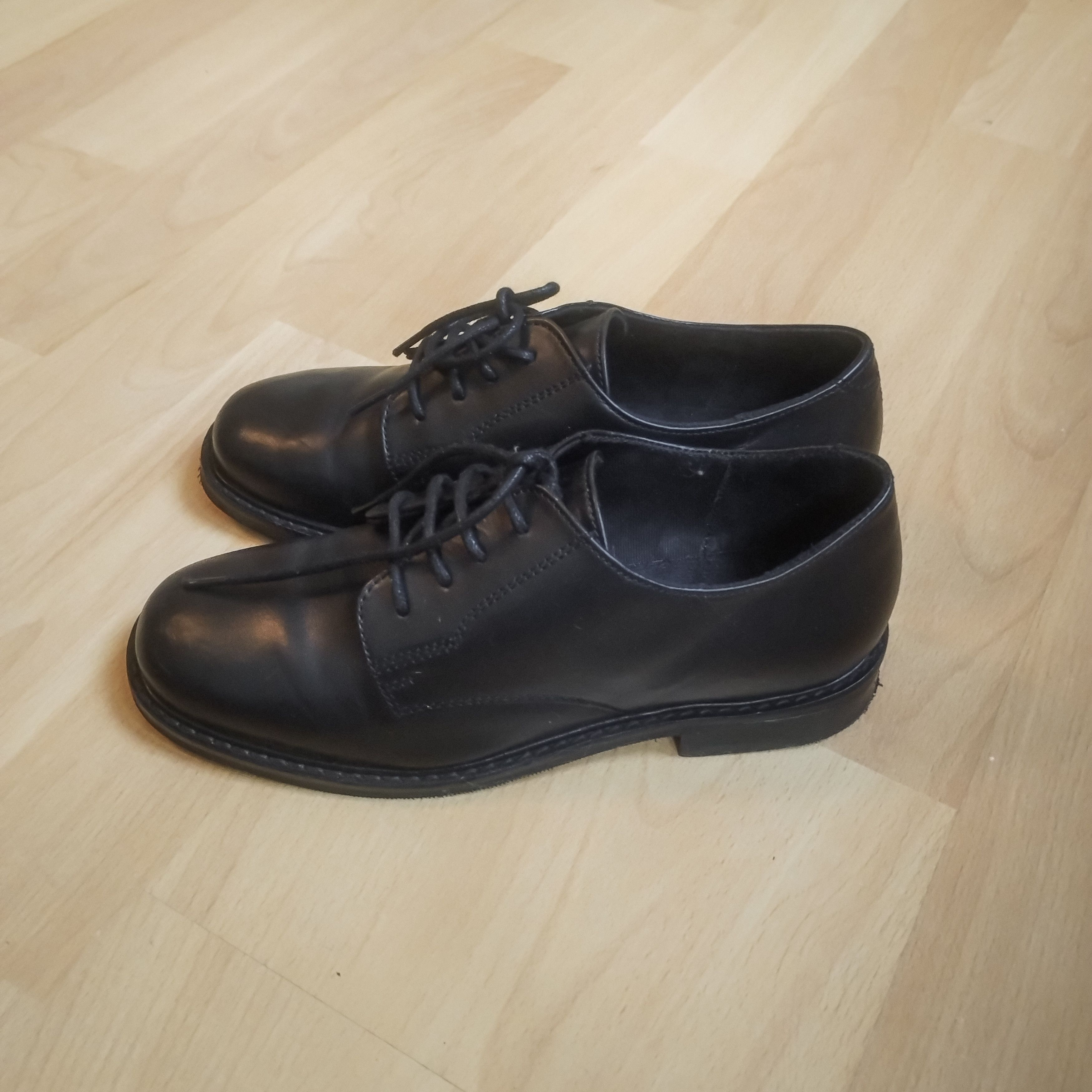 H&M H&M Black Leather Boys' Oxford shoes - Size 3 US Size US 5 / EU 37 - 3 Thumbnail
