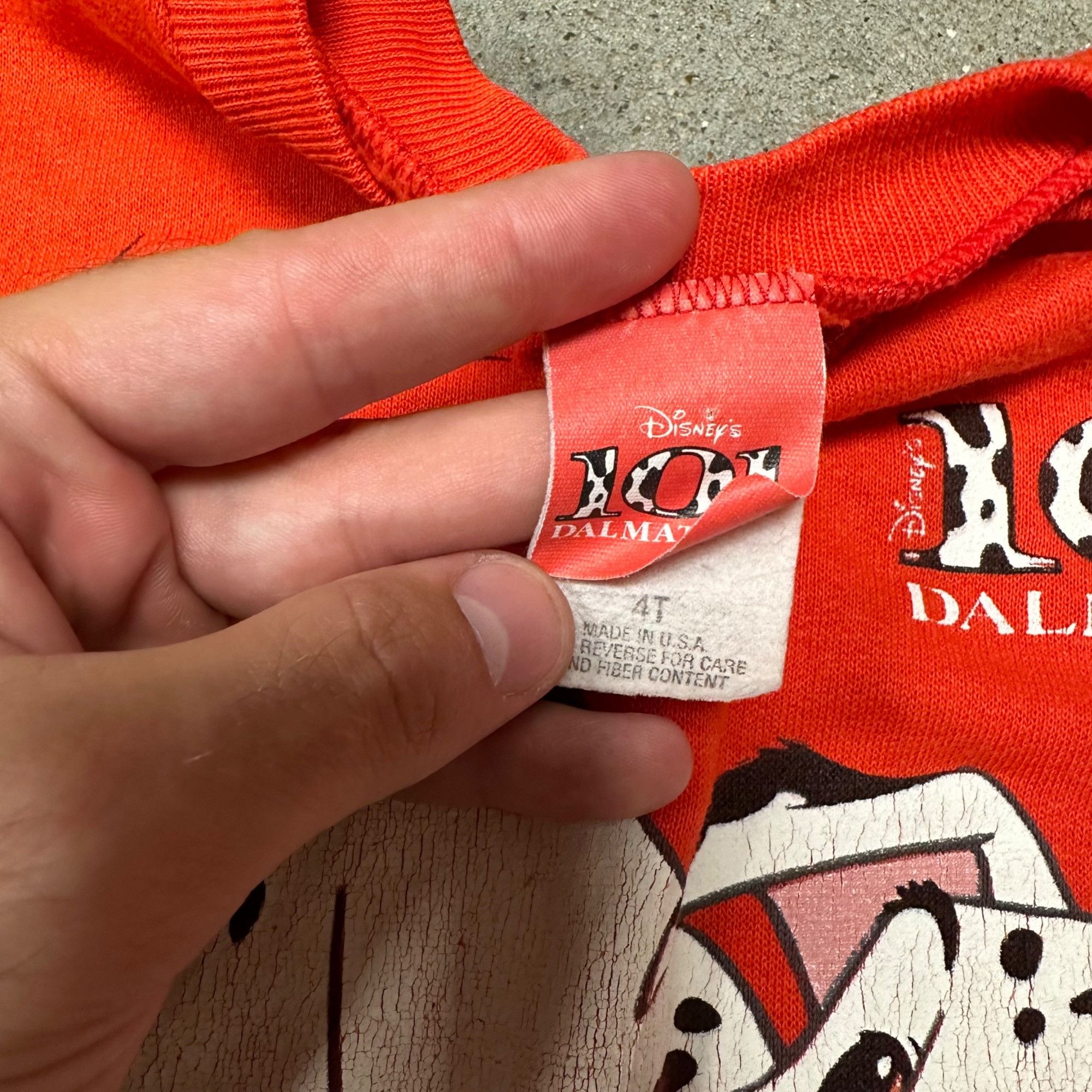 Disney × Vintage Vintage 90s Disney 101 Dalmatians Toddler Crewneck 4T Size US XXS / EU 40 - 2 Thumbnail
