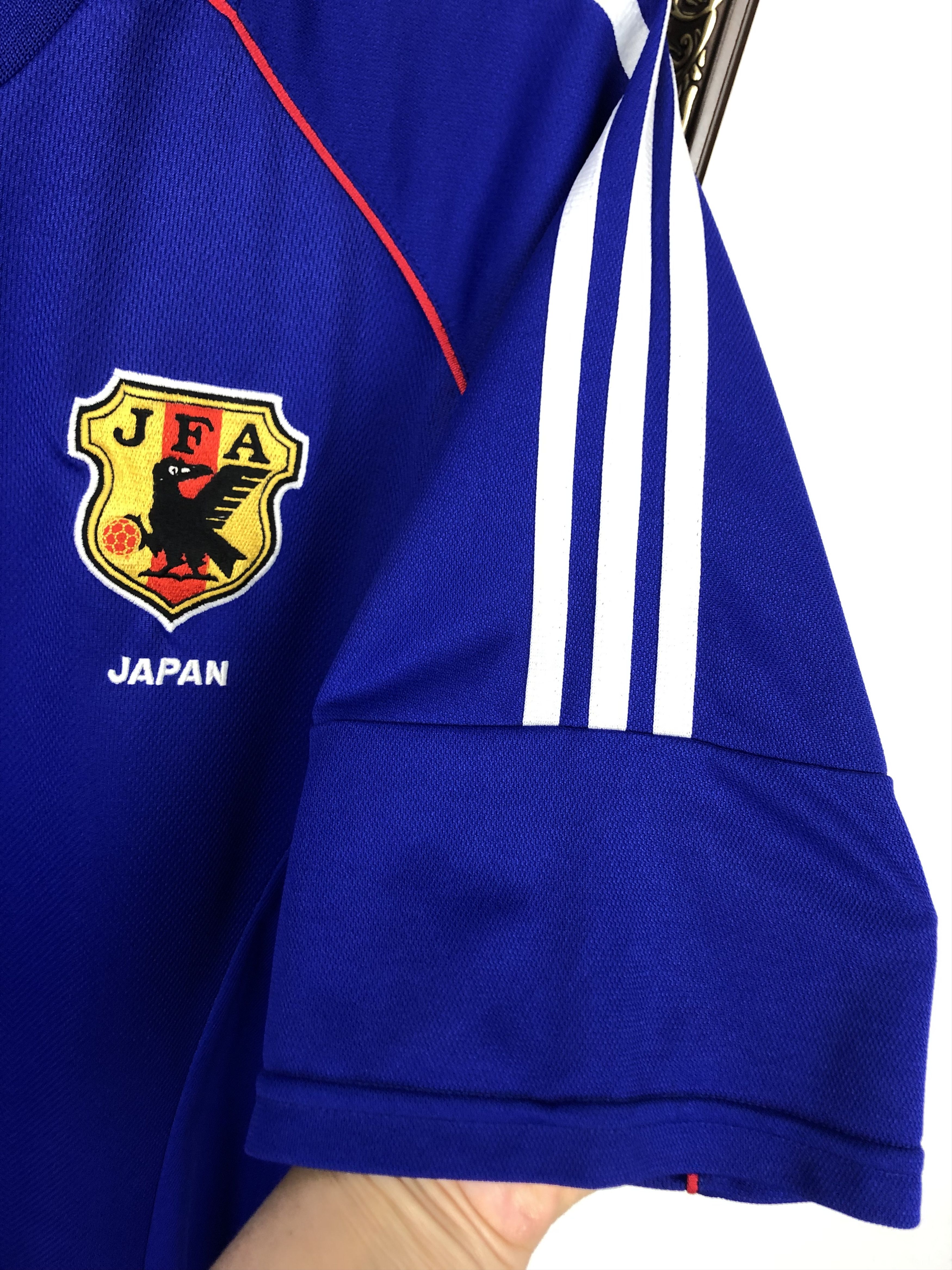 Adidas Japan Home football shirt 2002 Soccer Adidas Jersey National Size US XL / EU 56 / 4 - 5 Thumbnail