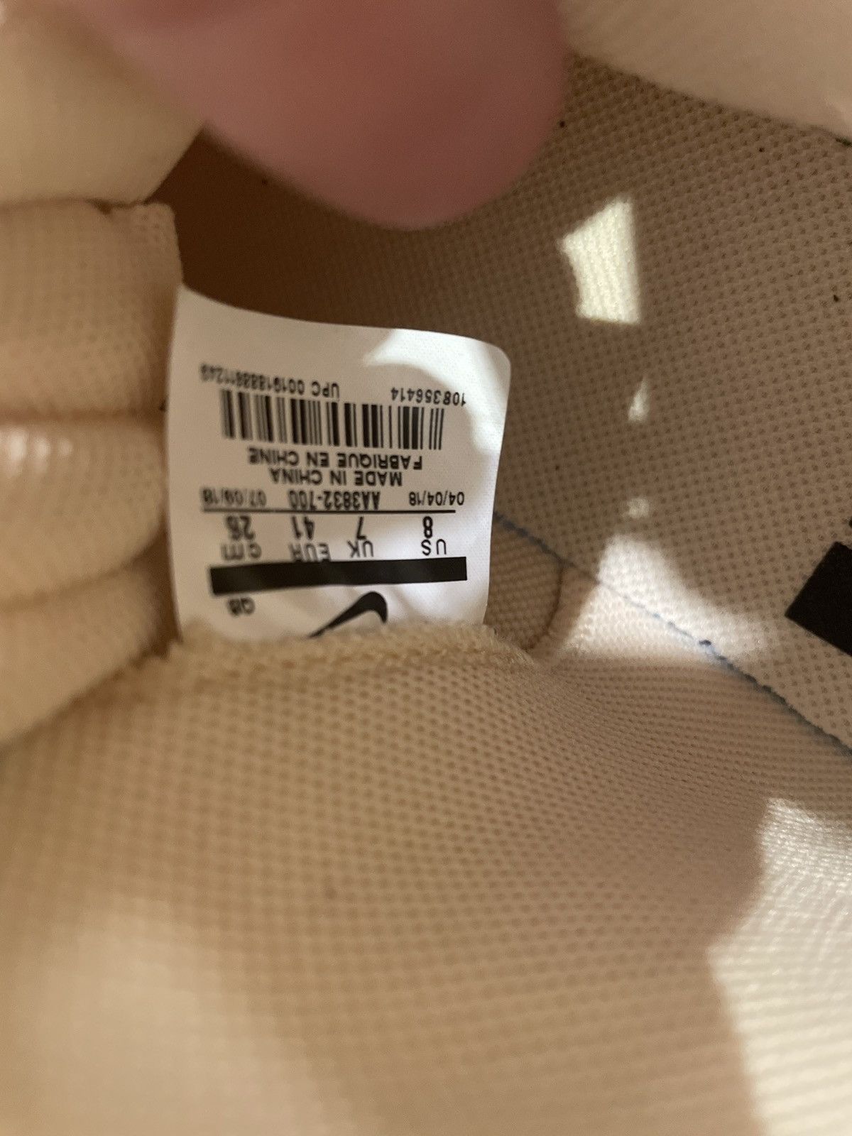Nike × Off-White Nike x off white blazer mid tan Size US 8 / EU 41 - 4 Thumbnail