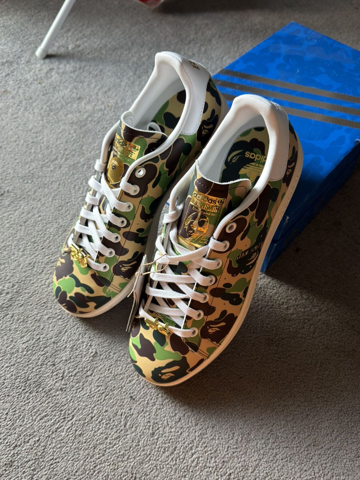 Adidas × Bape Adidas x Bape Stan Smith Camo Size US 9 / EU 42 - 4 Thumbnail