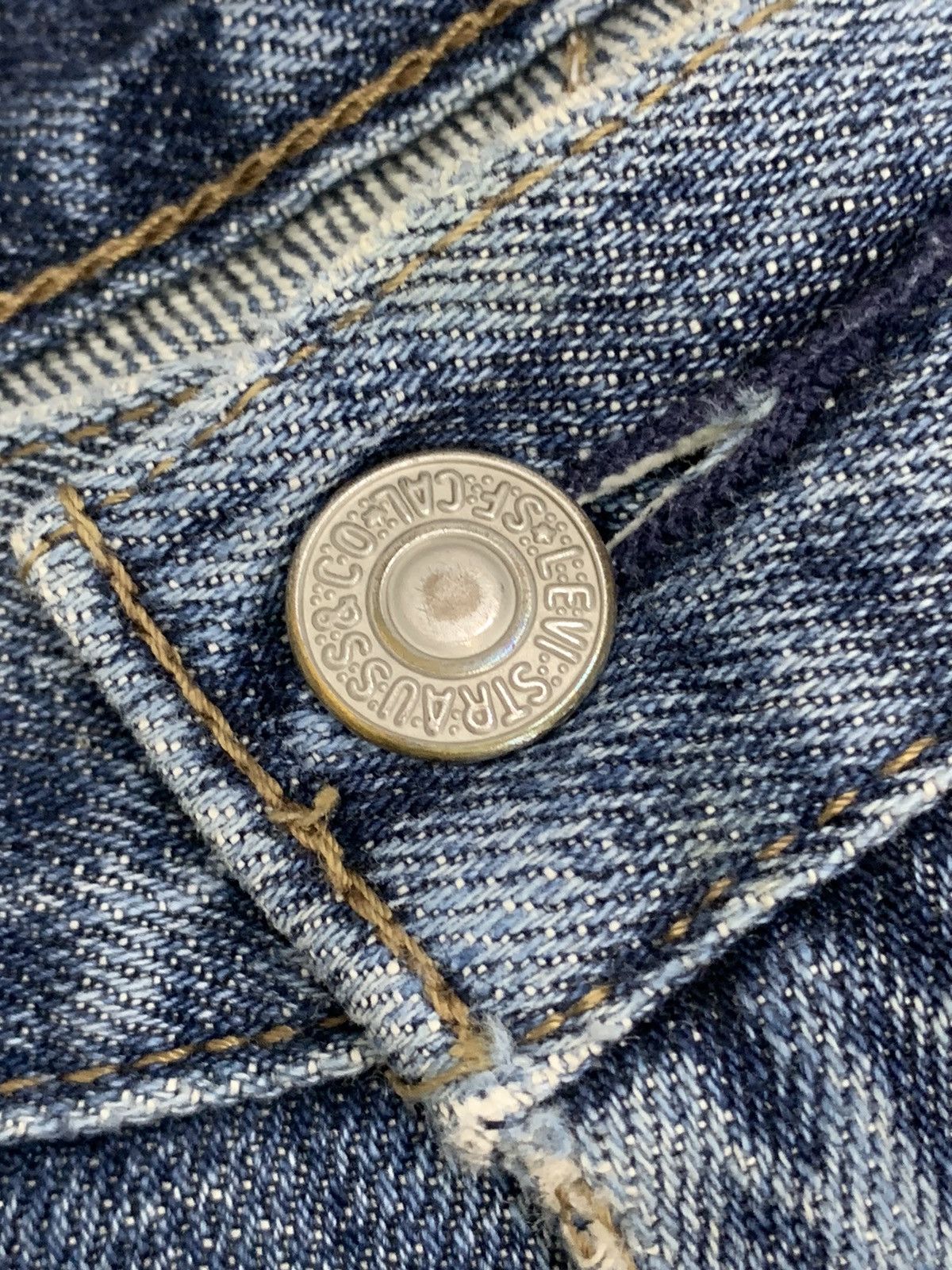Levi's × Vintage Levis 533 04 Productio Distressed Denim Pants (AE3) Size US 32 / EU 48 - 10 Thumbnail