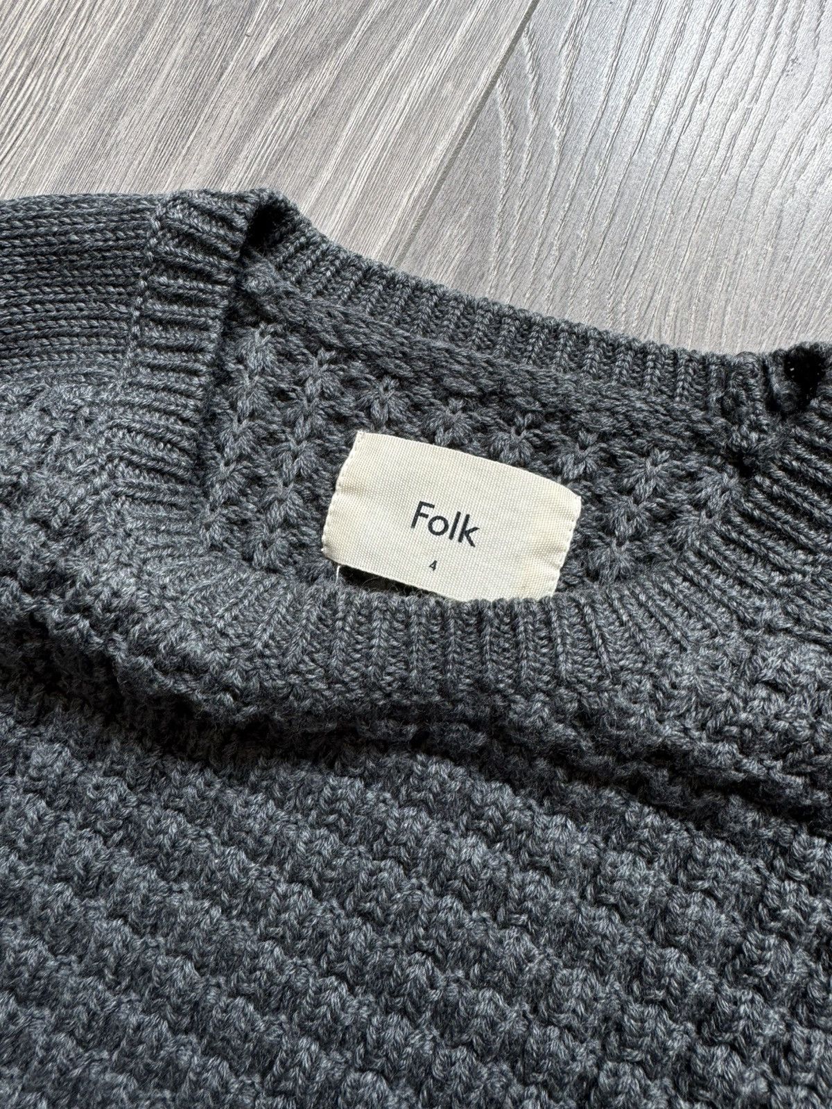 Folk Folk Dark Gray Piano Jumper Knitted Sweatshirt 4 Size US M / EU 48-50 / 2 - 3 Thumbnail