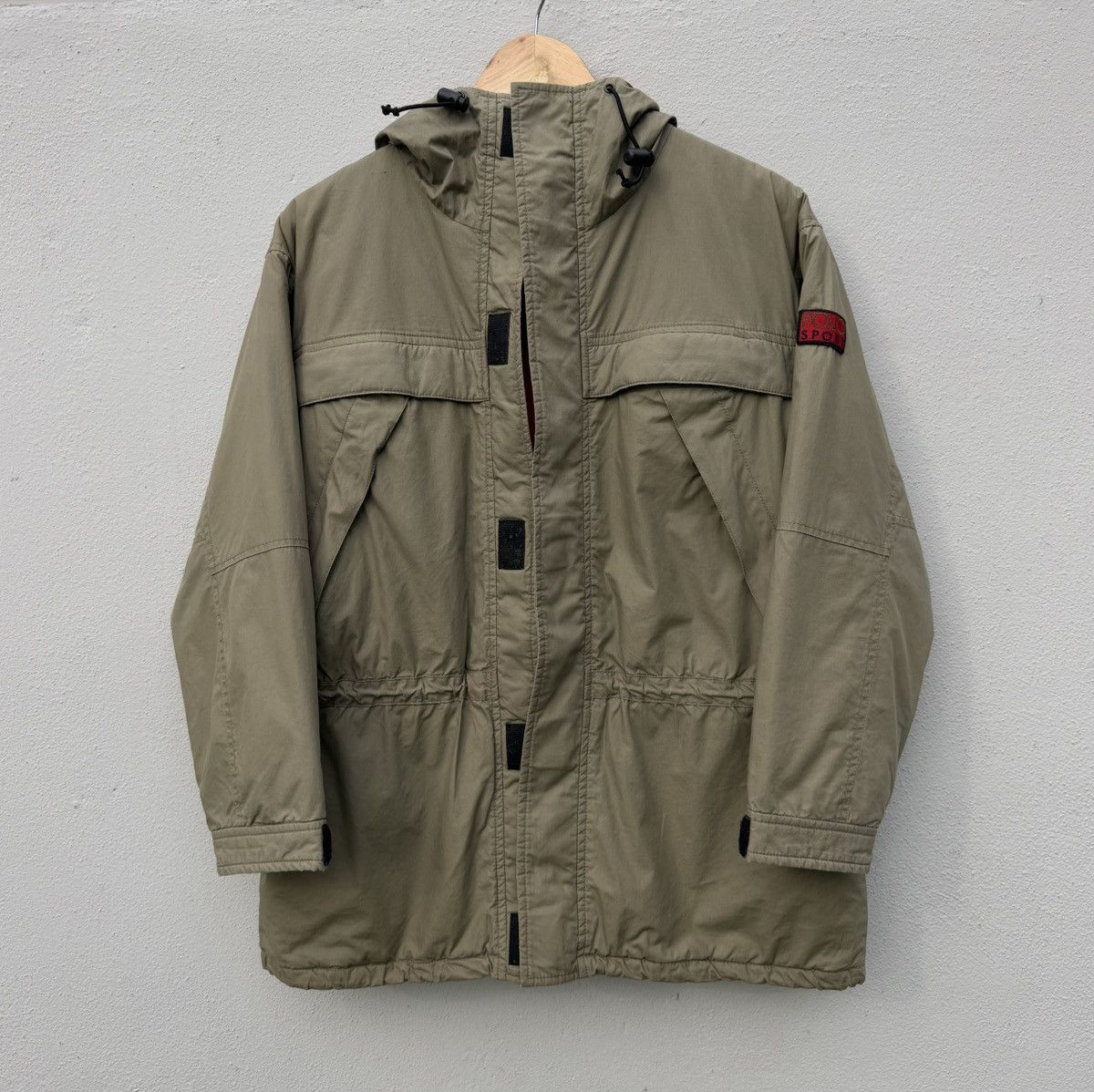 Polo Ralph Lauren Vintage Polo Sport Ralph Lauren Hooded Jacket Khaki Parka Size M / US 6-8 / IT 42-44 - 9 Thumbnail