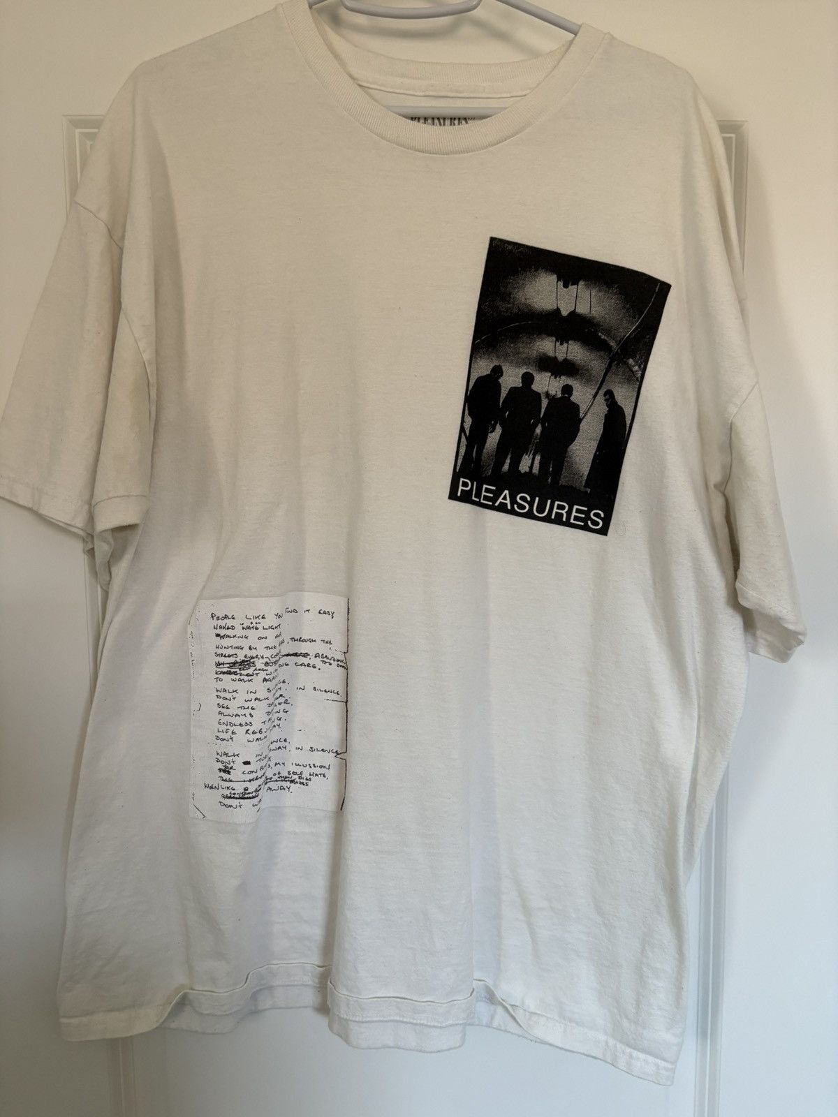 Pleasures Pleasures Men’s Note T-Shirt Size XL White Size US XL / EU 56 / 4 - 1 Thumbnail