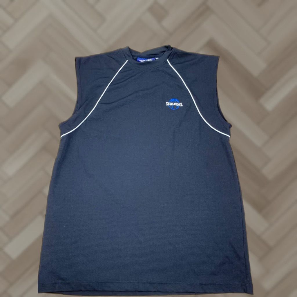 Spalding Spalding Sleeveless T-Shirt Solid Black L Sports Men 4412 Size US L / EU 52-54 / 3 - 1 Thumbnail
