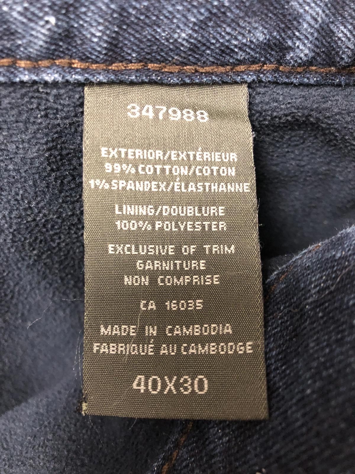 Designer BC Clothing Men's Fleece lined Denim Jeans Size US 40 / EU 56 - 5 Thumbnail