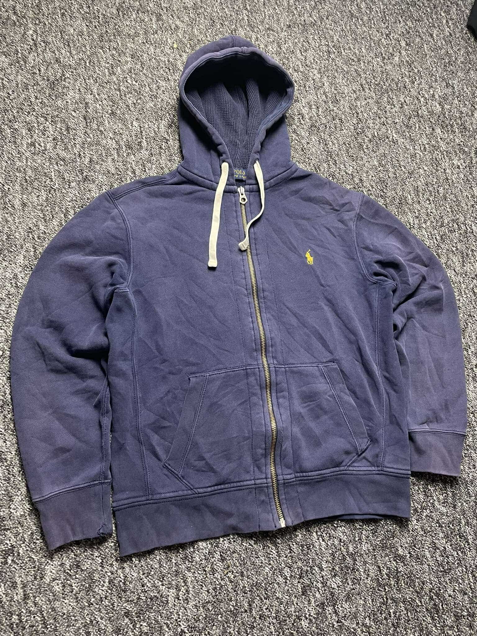 Polo Ralph Lauren × Vintage Vintage Sweatshirt Hoodie Polo ralph Lauren logo drip zip Size US M / EU 48-50 / 2 - 2 Thumbnail