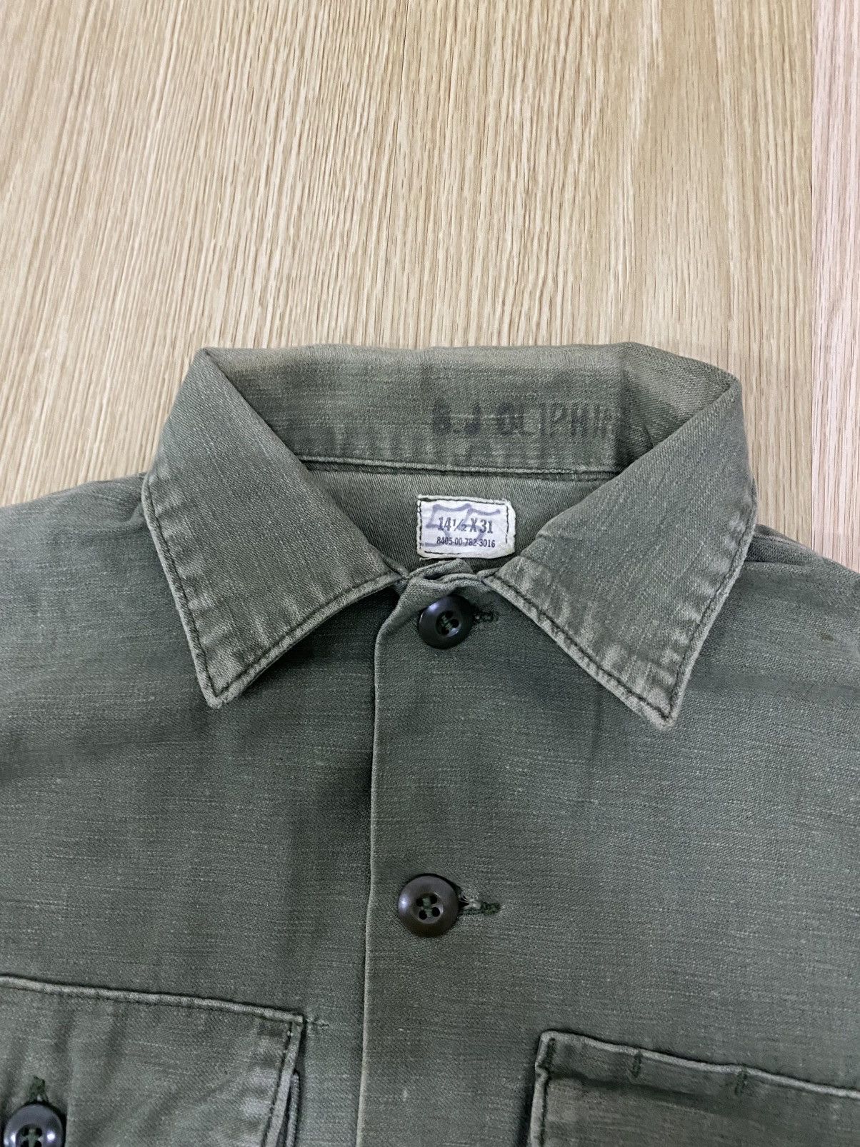 Vintage Vintage og 107 sateen utility military button ups Size US M / EU 48-50 / 2 - 4 Thumbnail