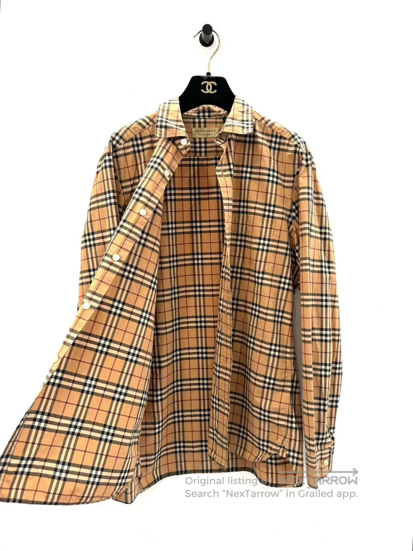 Burberry Burberry Brown Check Men's Shirt. Size US M / EU 48-50 / 2 - 3 Thumbnail