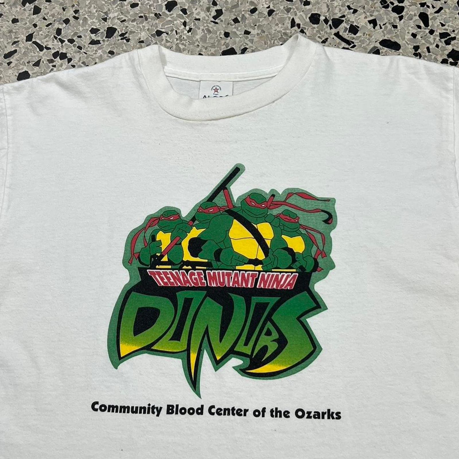 Japanese Brand × Vintage VINTAGE Y2K SINGLE STITCH TEENAGE MUTANT NINJA DONORS TEE Size US L / EU 52-54 / 3 - 2 Thumbnail