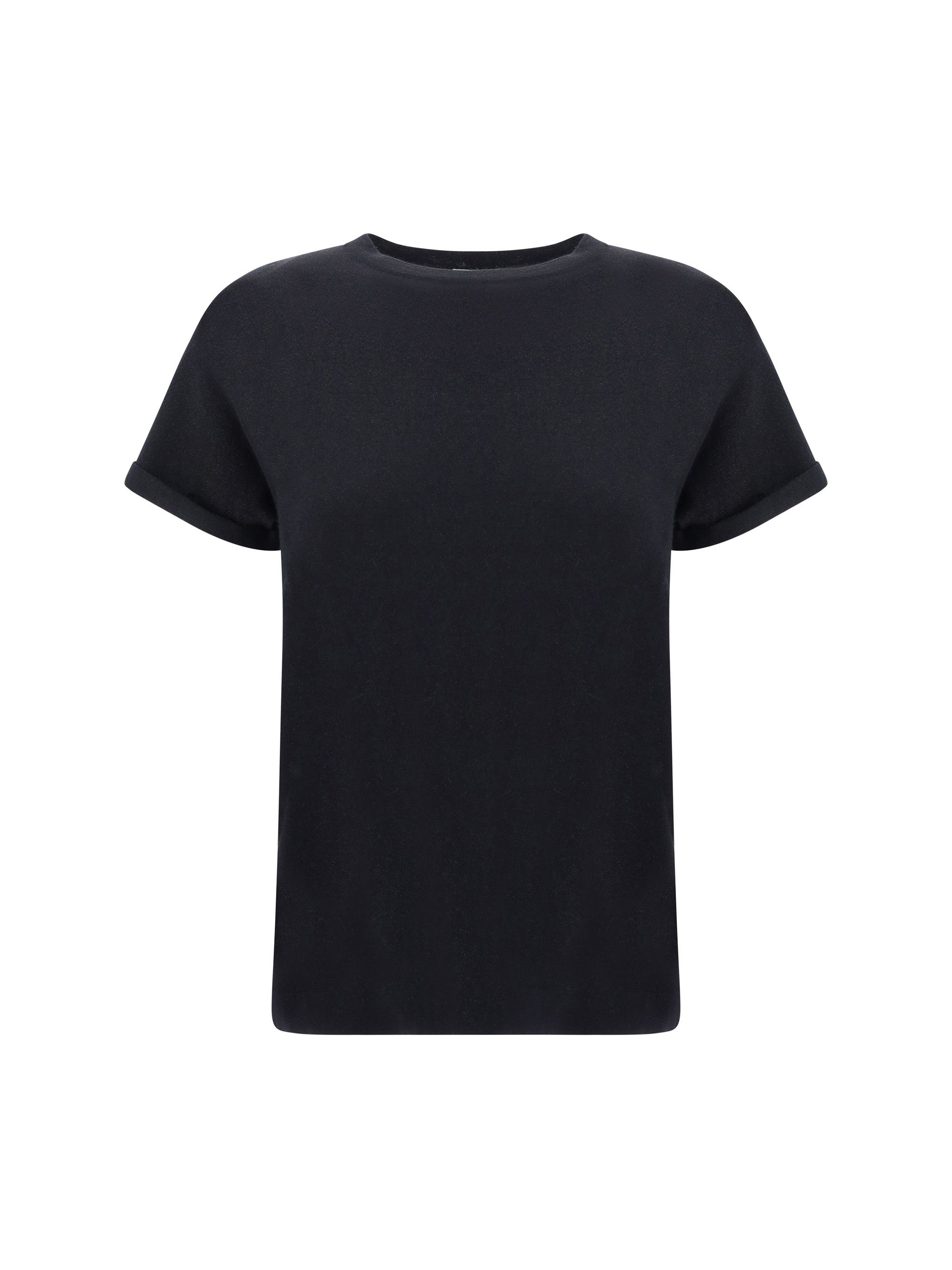 Brunello Cucinelli cashmere glitter T-shirt Size XL / US 12-14 / IT 48-50 - 1 Thumbnail