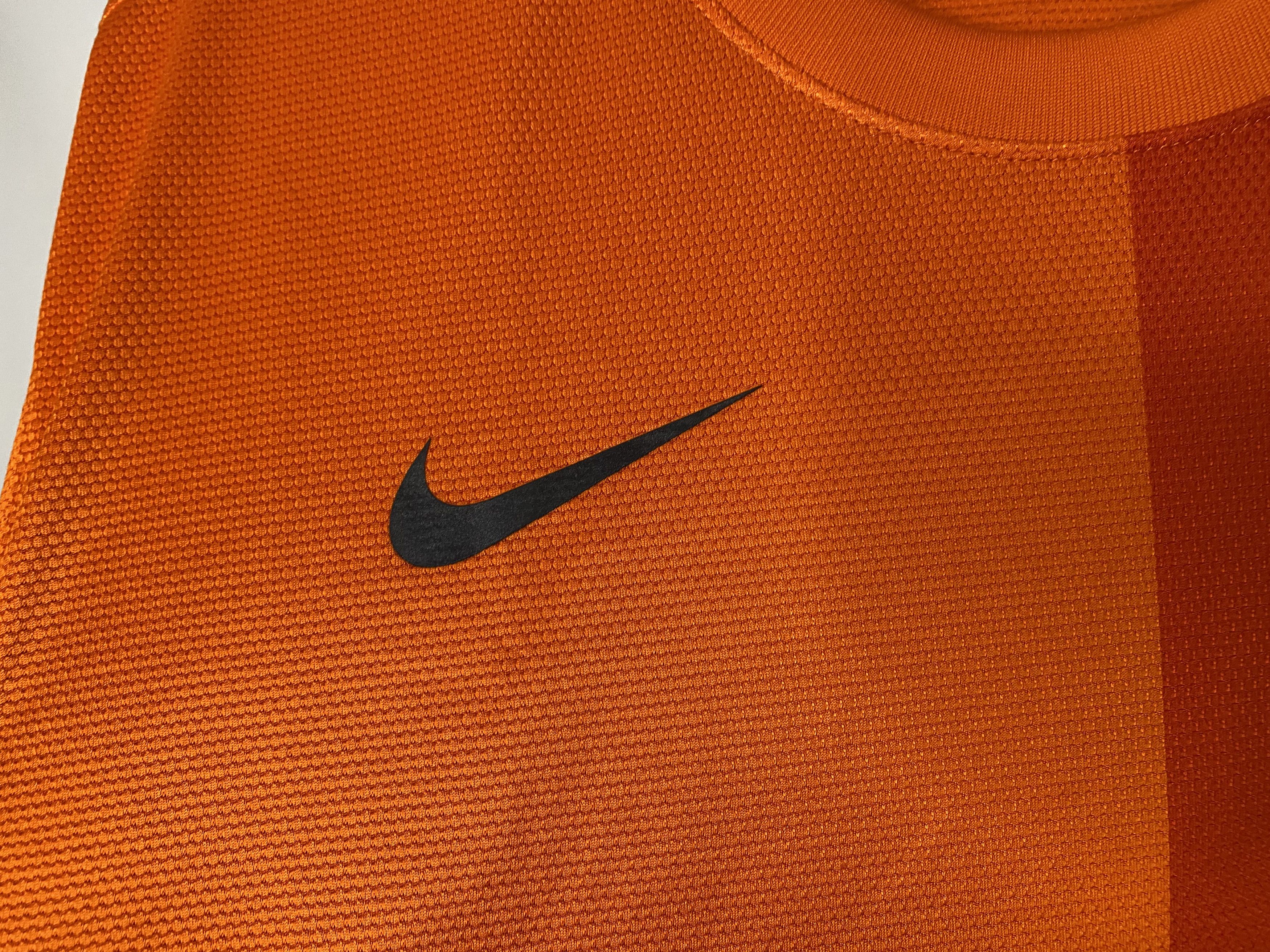 Nike NETHERLANDS TEAM 2012 2014 HOME FOOTBALL SHIRT SOCCER JERSEY Size US L / EU 52-54 / 3 - 4 Thumbnail