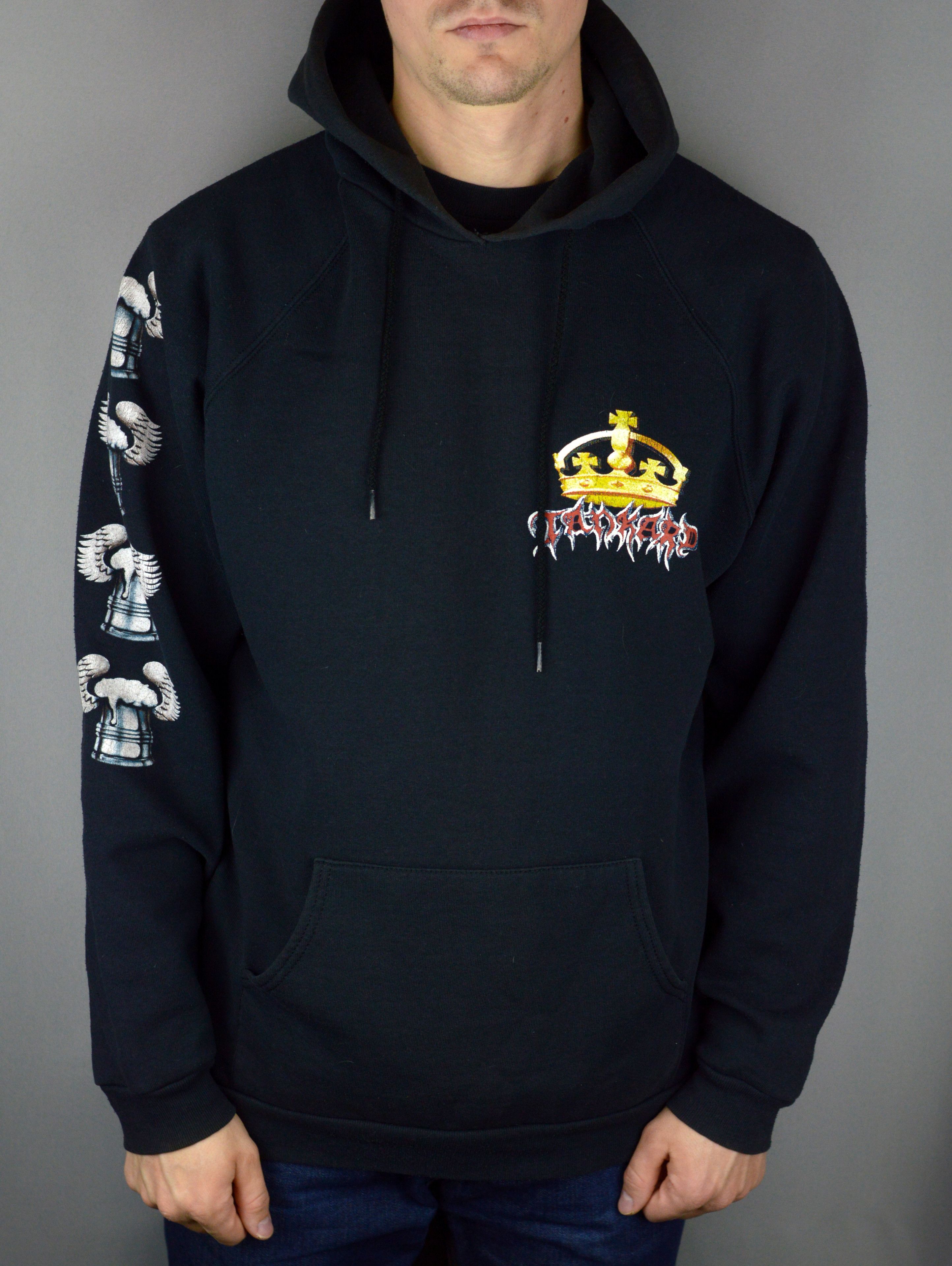 Band Tees × Vintage Vintage Tankrad 90s hoodie Size US XL / EU 56 / 4 - 1 Thumbnail