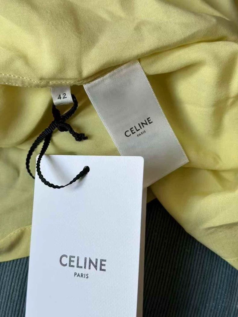 Celine Celine Embroidered Logo Short Sleeve Shirt Size US L / EU 52-54 / 3 - 3 Thumbnail