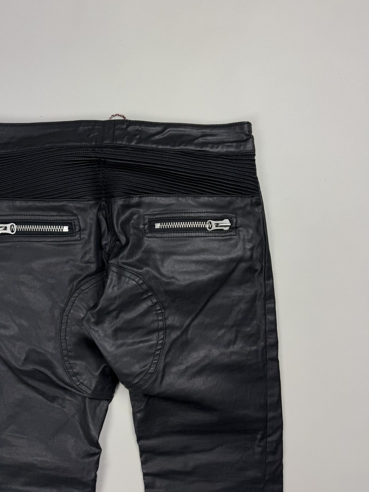 Isabel Marant Isabel Marant Pour H&M Coated Denim Biker Cropped Jeans Size 27" / US 4 / IT 40 - 25 Thumbnail