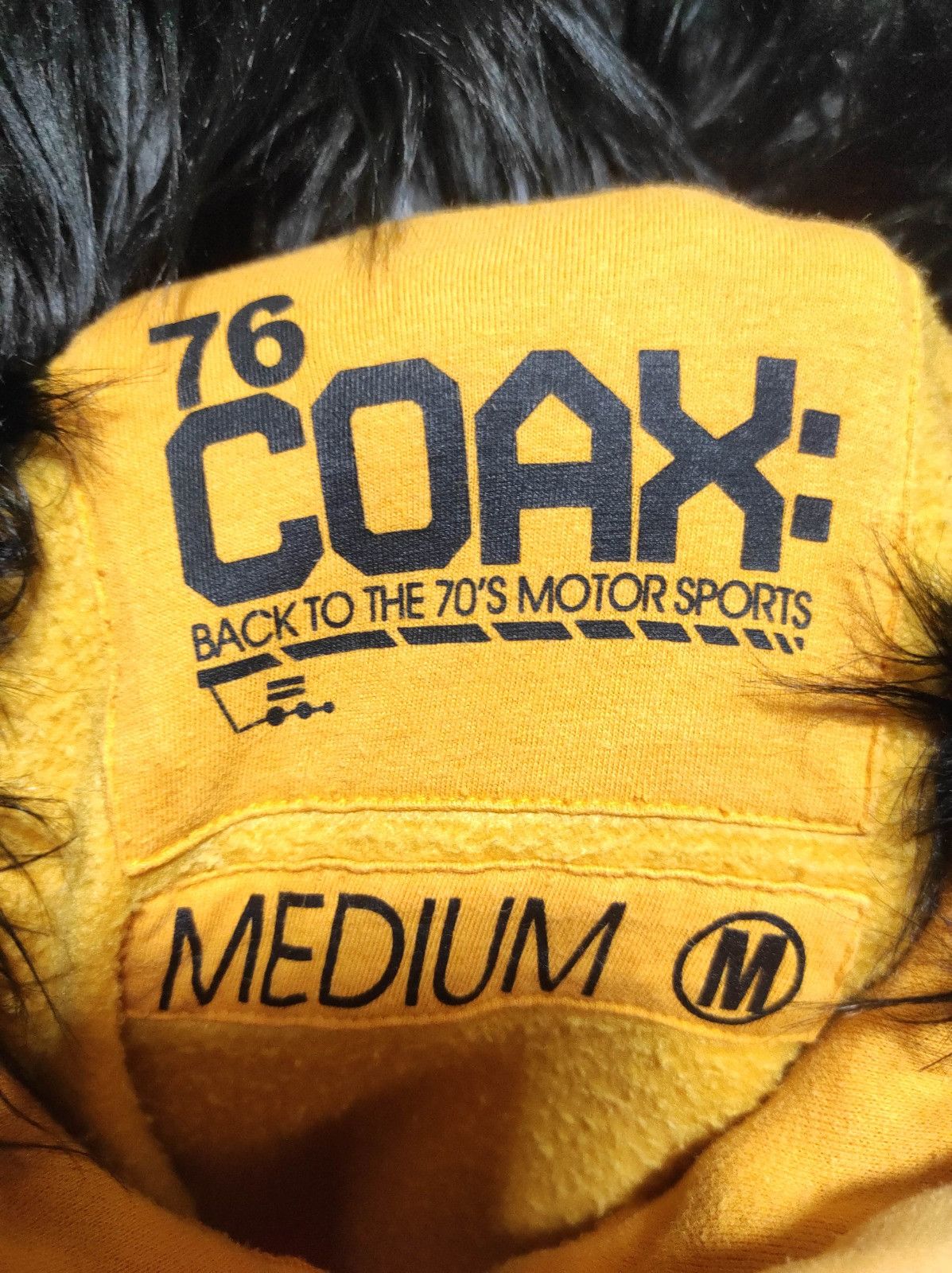 Other 76 Coax yellow fur hoodie ifsix LGB style Size US M / EU 48-50 / 2 - 11 Thumbnail