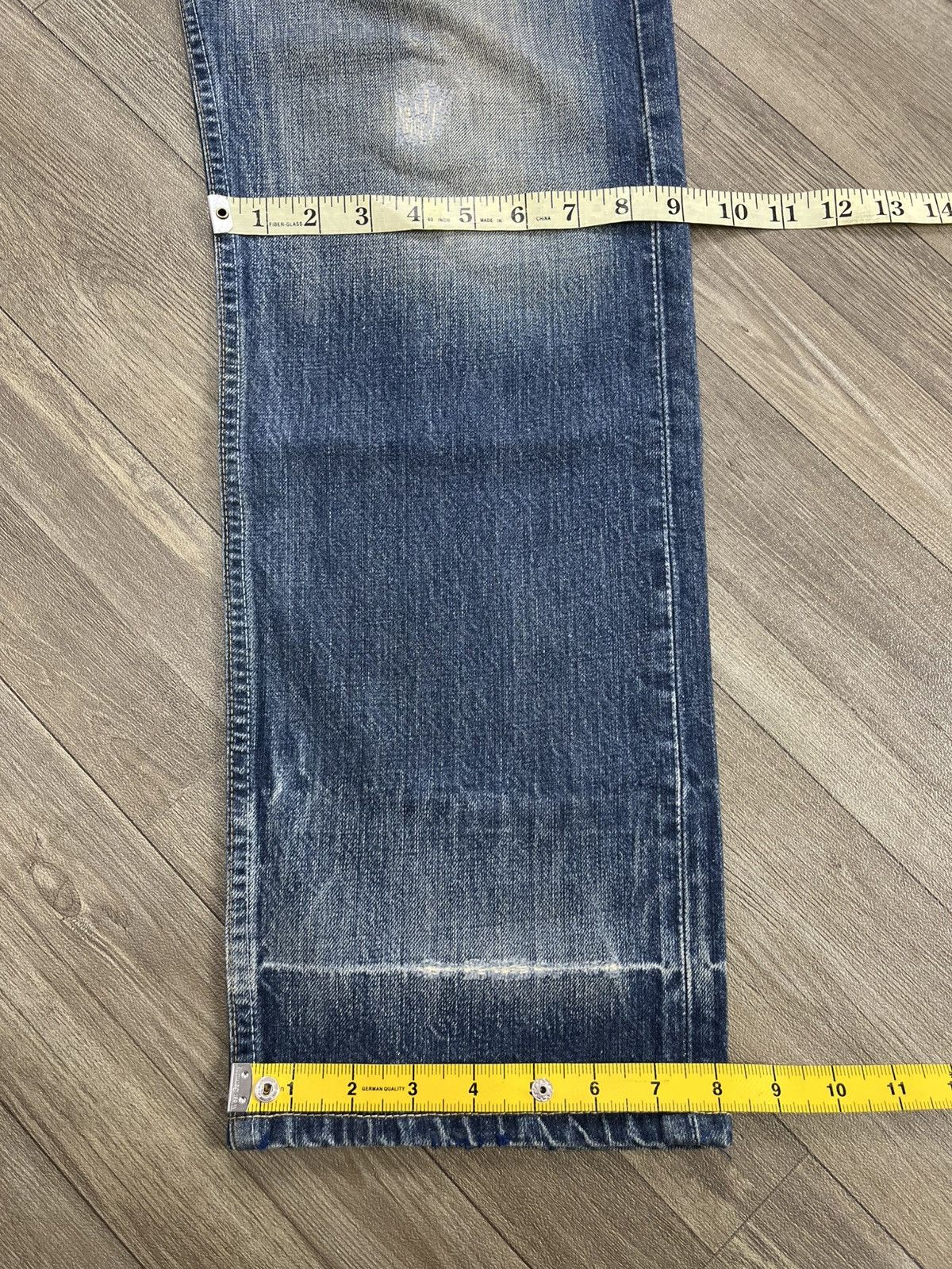 Levi's Vintage Clothing 🇹🇷1990s Vintage Levis 501 Distressed 34x30 Straight Leg Jeans Size US 34 / EU 50 - 18 Thumbnail