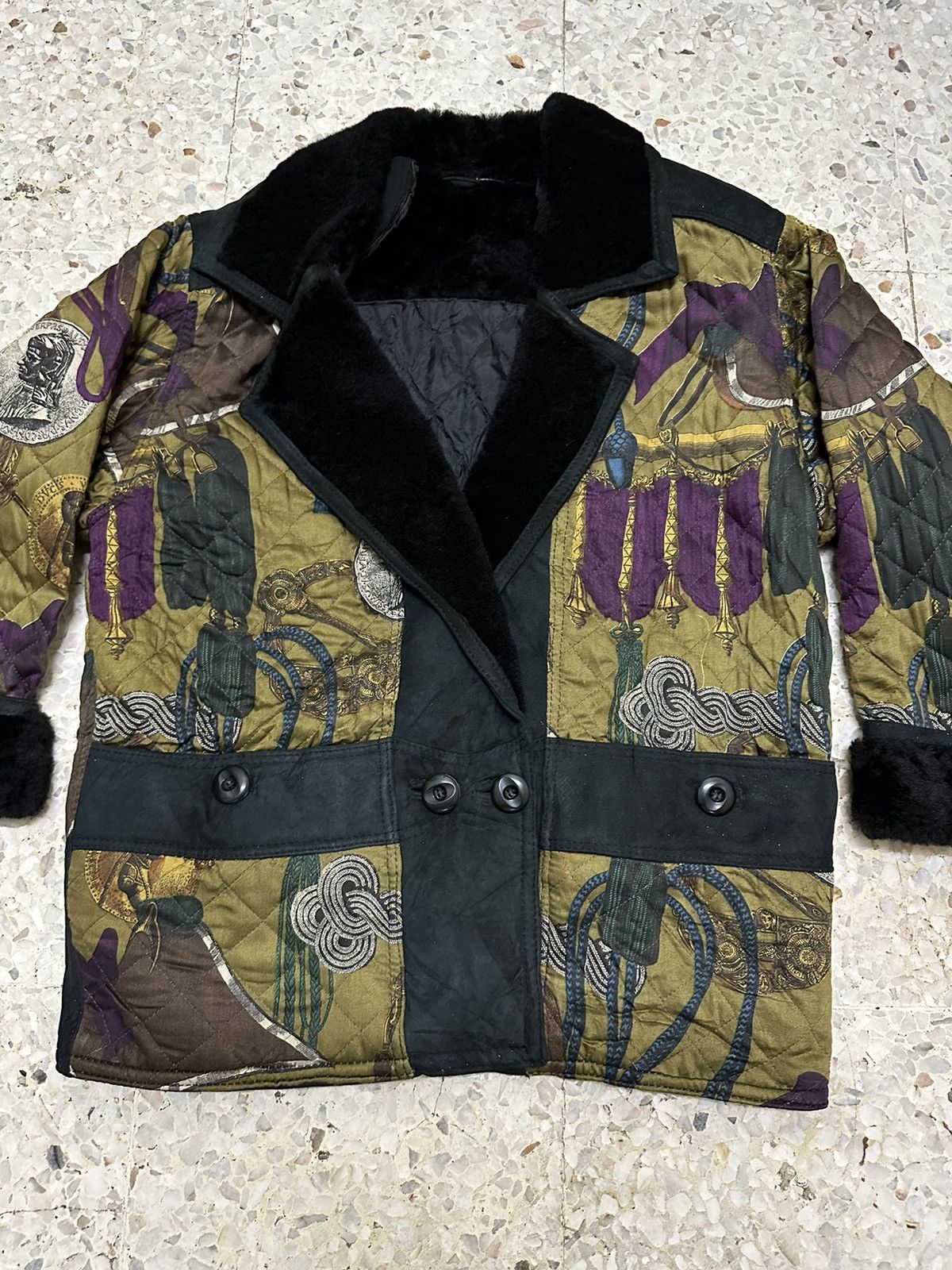 Other Montone Scamosciato Genuine Sheepskin Jacket Rare Design Size US M / EU 48-50 / 2 - 5 Thumbnail
