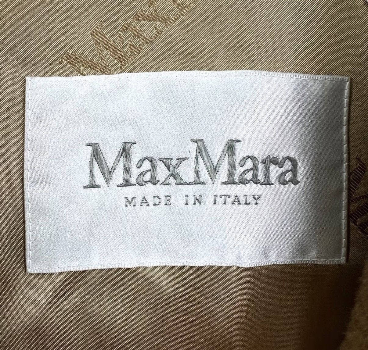 Max Mara MaxMara/Camel Hooded Waist Tie Mid-Length Coat K12 Size XS / US 0-2 / IT 36-38 - 3 Thumbnail