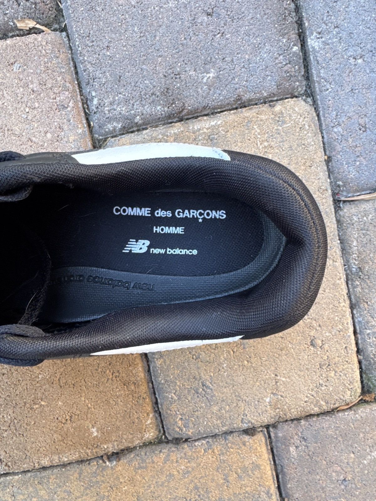 Comme des Garcons × New Balance Black and white new balance 550s Size US 8 / EU 41 - 5 Thumbnail
