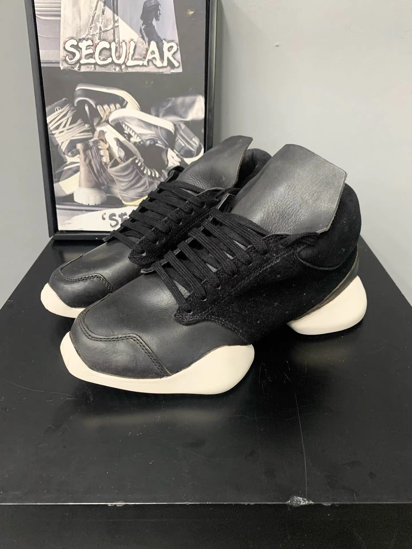 Rick Owens Rick Owens×Adidas Co-branded Hoof Running Shoes K34 Size US 6 / EU 39 - 1 Thumbnail
