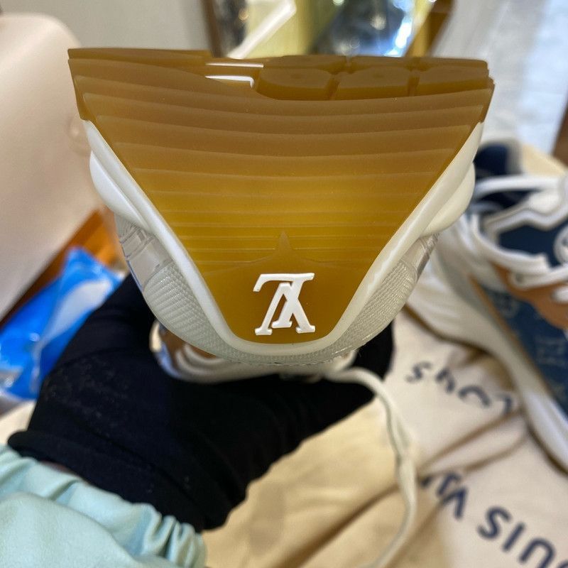 Louis Vuitton Louis Vuitton Run 55 Blue Low-Top Sneakers -2505 Size US 6 / IT 36 - 2 Thumbnail