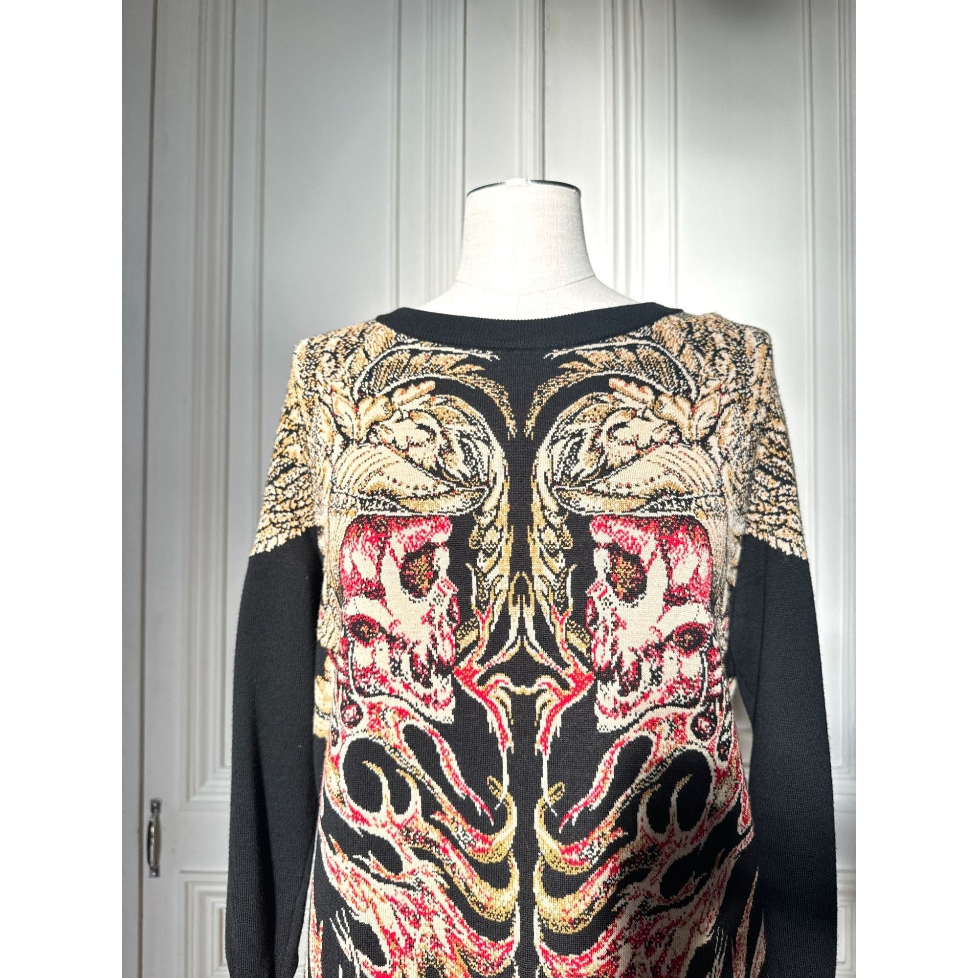 Alexander McQueen FW 2010 Hells Angels Knitted Dress Size M / US 6-8 / IT 42-44 - 2 Thumbnail
