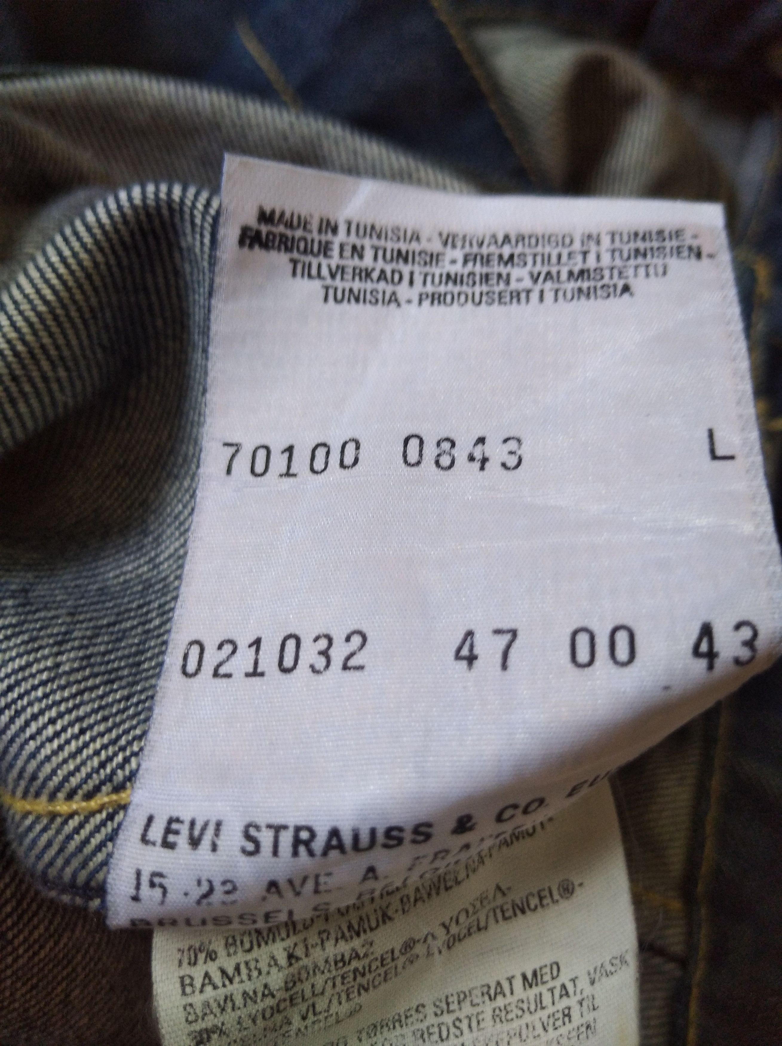 Japanese Brand × Levi's × Levi's Vintage Clothing Levi's engineered denim jacket Size US L / EU 52-54 / 3 - 6 Thumbnail