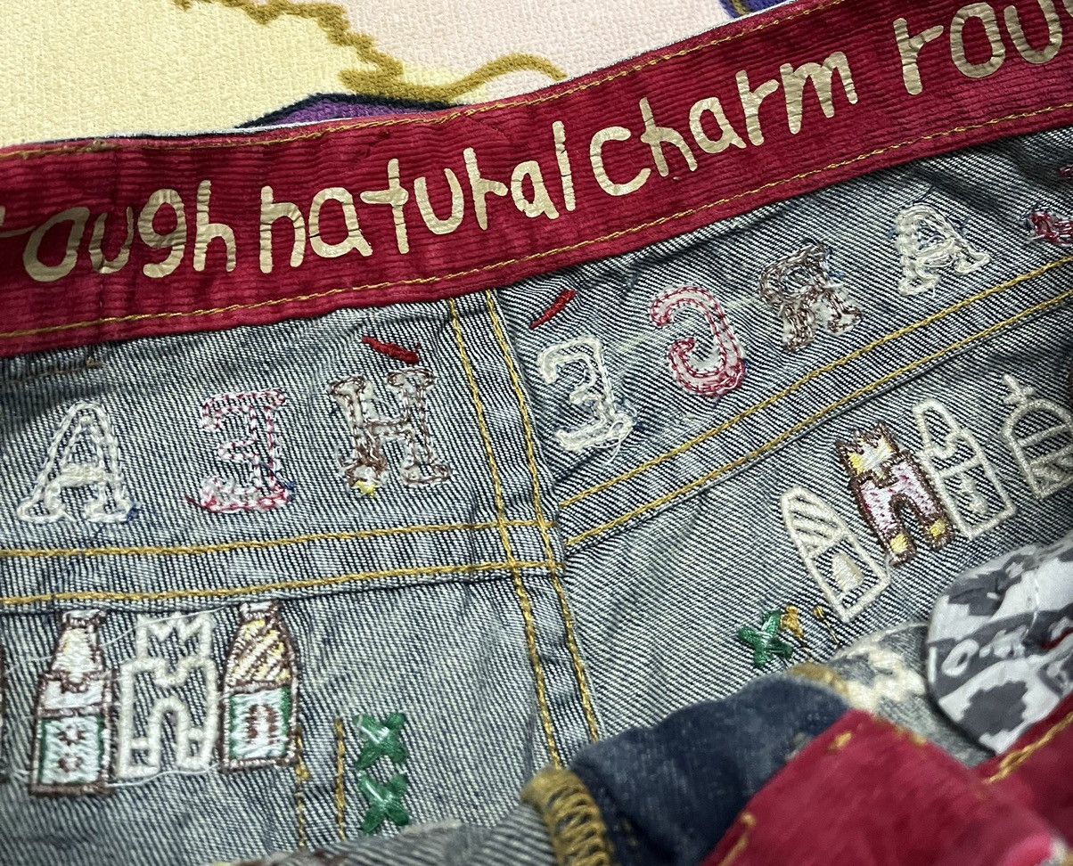 Japanese Brand ROUGH Rare Design Denim Pant Size US 30 / EU 46 - 11 Thumbnail