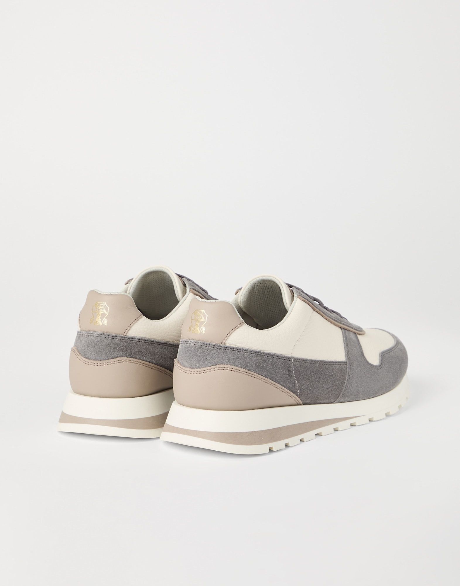Brunello Cucinelli o1la1rc1a0326 Washed Suede Runners Sneakers in Multicolor Size US 9 / EU 42 - 4 Thumbnail