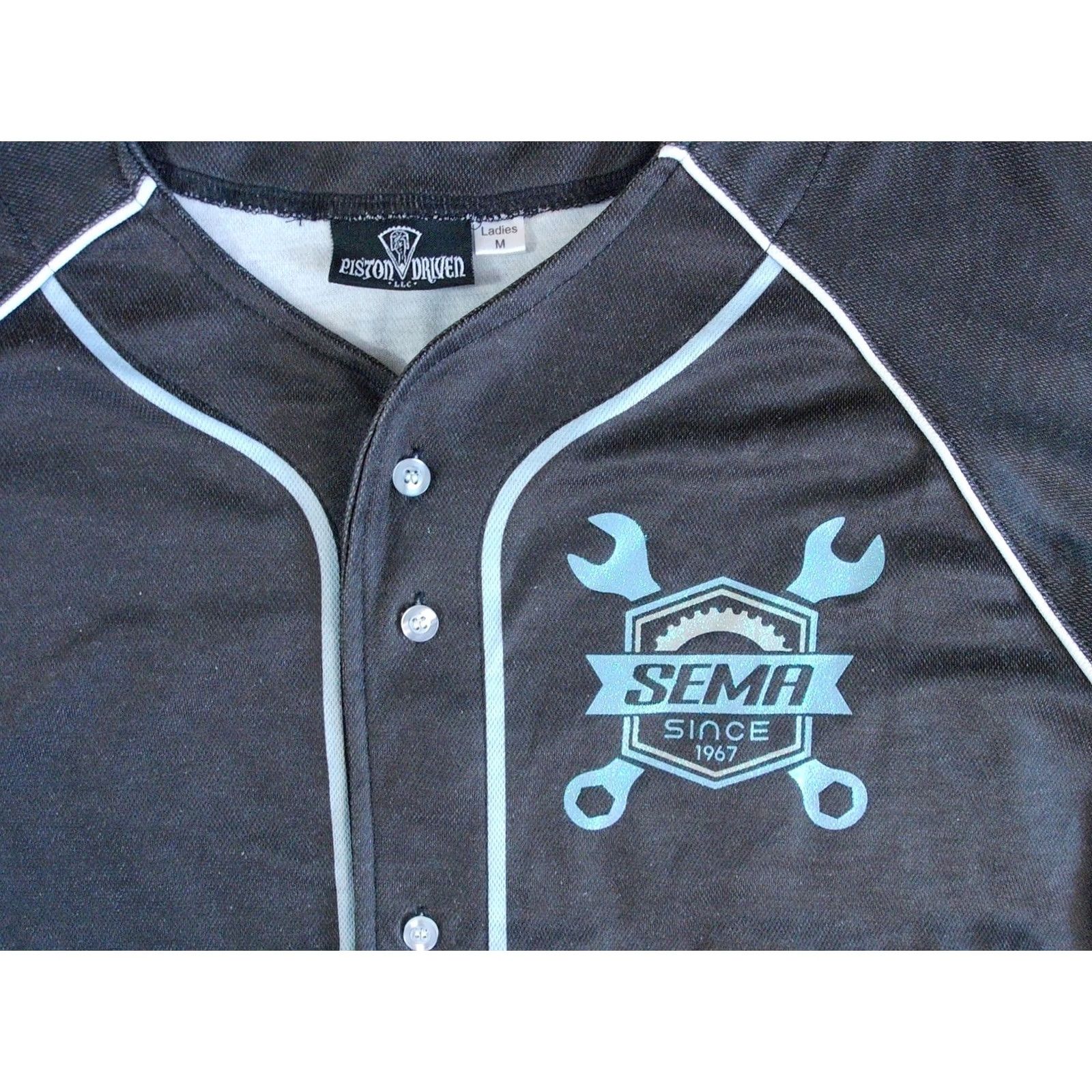 Vintage SEMA SHOW Las Vegas Jersey Style Shirt Ladies Medium Womens CARS AUTOMOTIVE Size M / US 6-8 / IT 42-44 - 3 Thumbnail