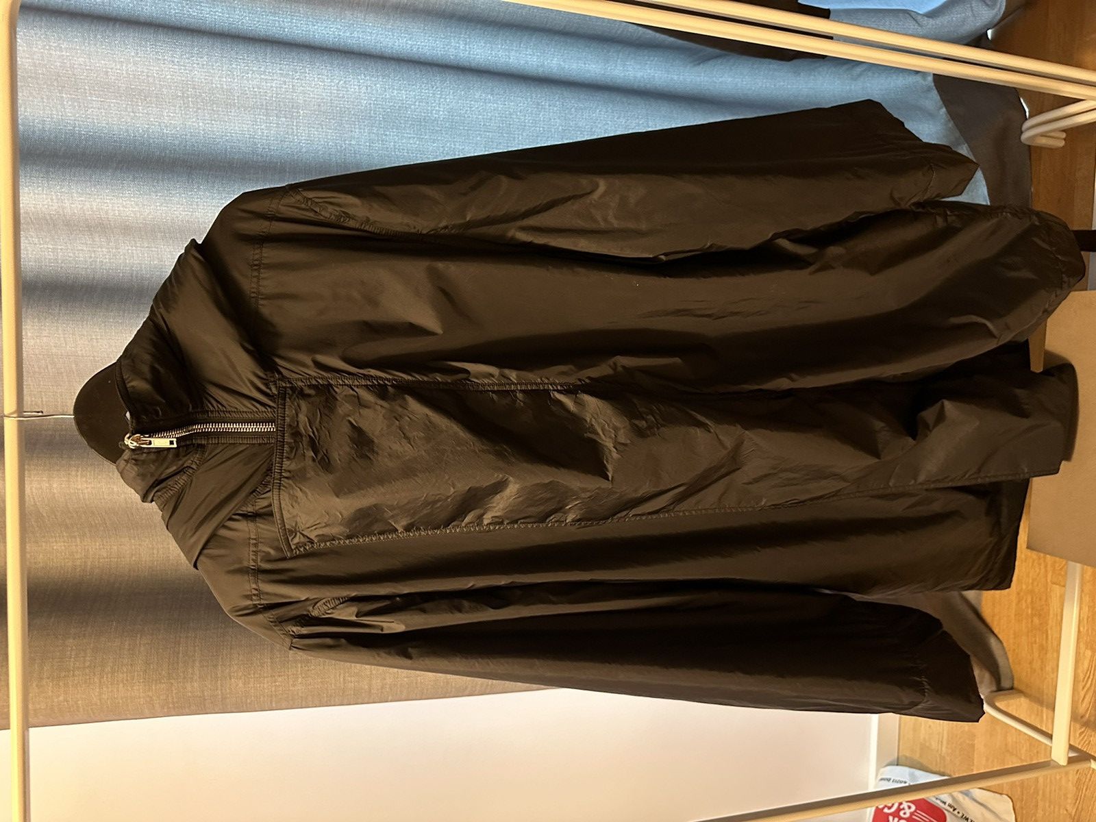 Rick Owens Drkshdw Rick Owens "Sisy" Parka Jacket Black Drkshdw Zip Trenchcoat Size US M / EU 48-50 / 2 - 1 Thumbnail