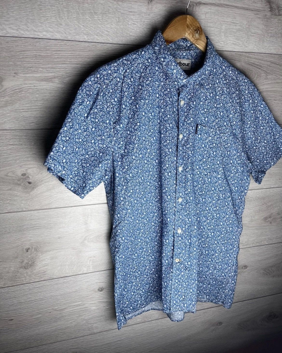 Other Men's Short Sleeve Button Down Shirt Barbour size M Size US S / EU 44-46 / 1 - 4 Thumbnail
