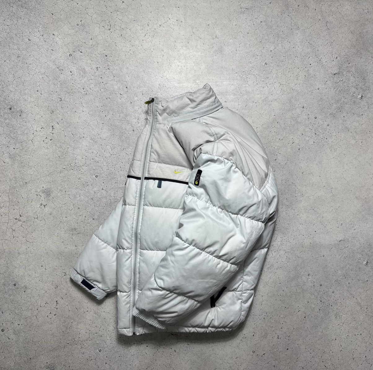 Nike Nike Vintage Down Puffer Jacket Bomber Swoosh Drill ACG Y2K Size US XL / EU 56 / 4 - 1 Thumbnail
