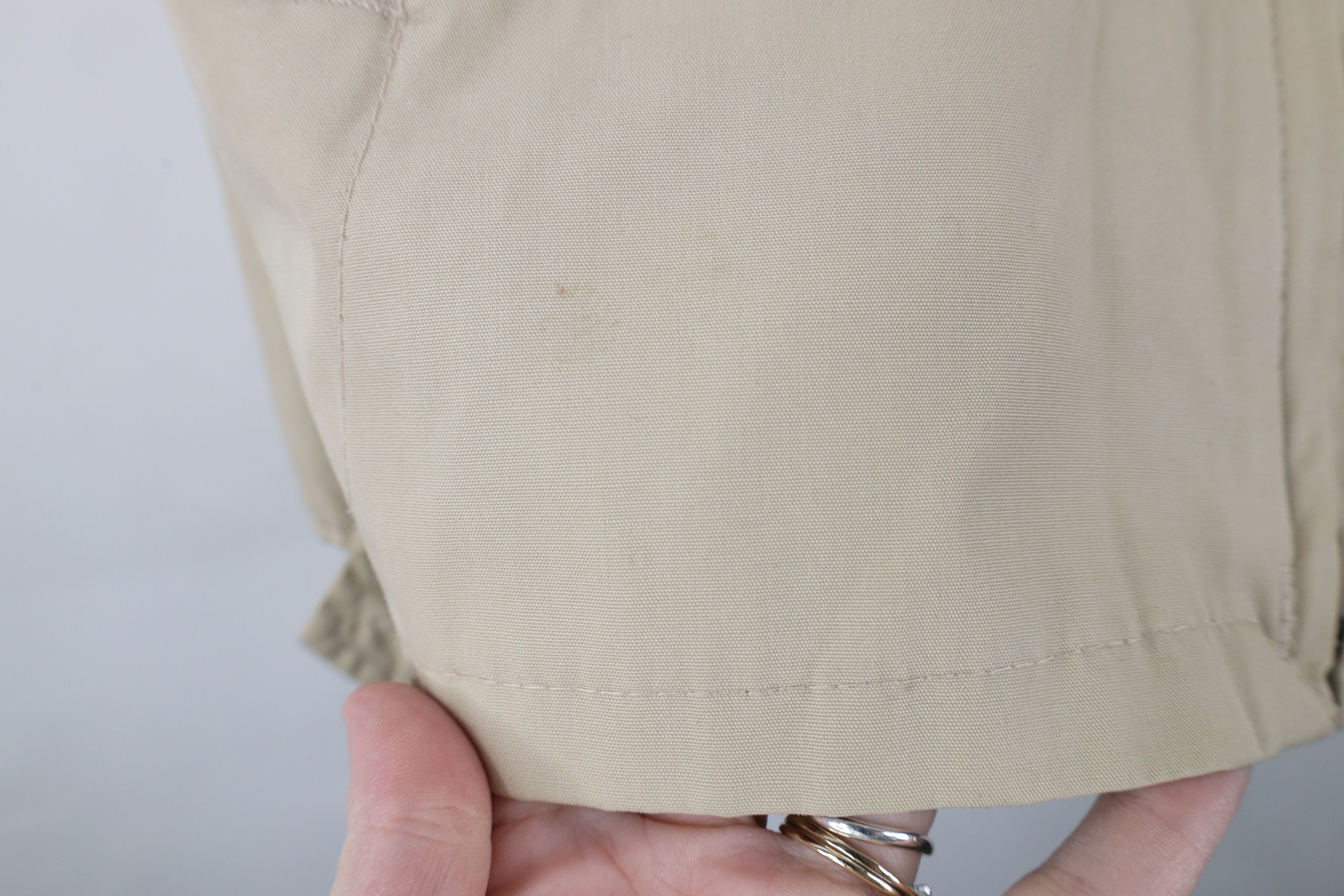 Vintage Vintage 70s Streetwear Zip Cafe Racer Bomber Jacket Beige Size US M / EU 48-50 / 2 - 6 Thumbnail