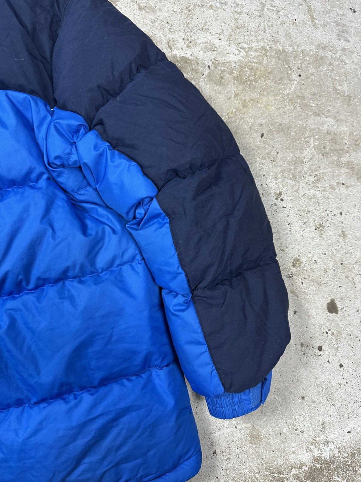 Nike × Vintage Vintage Y2K Nike Blue Down Puffer Hooded Jacket Swoosh Big Size US S / EU 44-46 / 1 - 13 Thumbnail