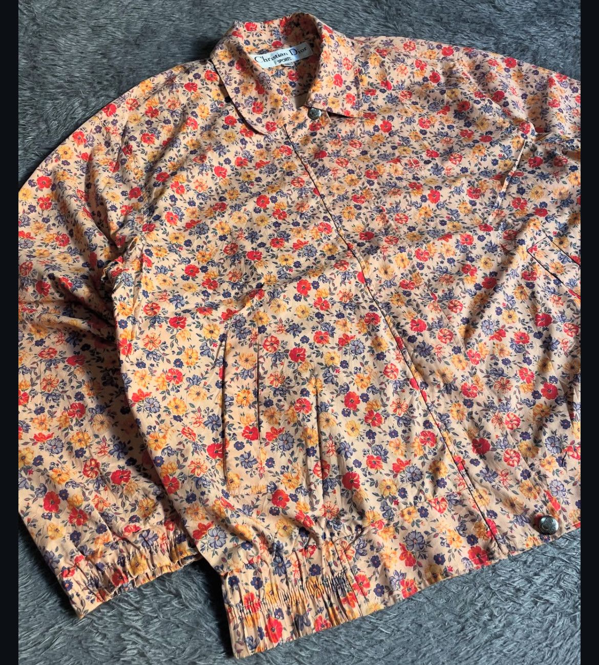 Christian Dior Monsieur 2000s Christian Dior Sports CD Flower Floral Jacket Size US M / EU 48-50 / 2 - 2 Thumbnail