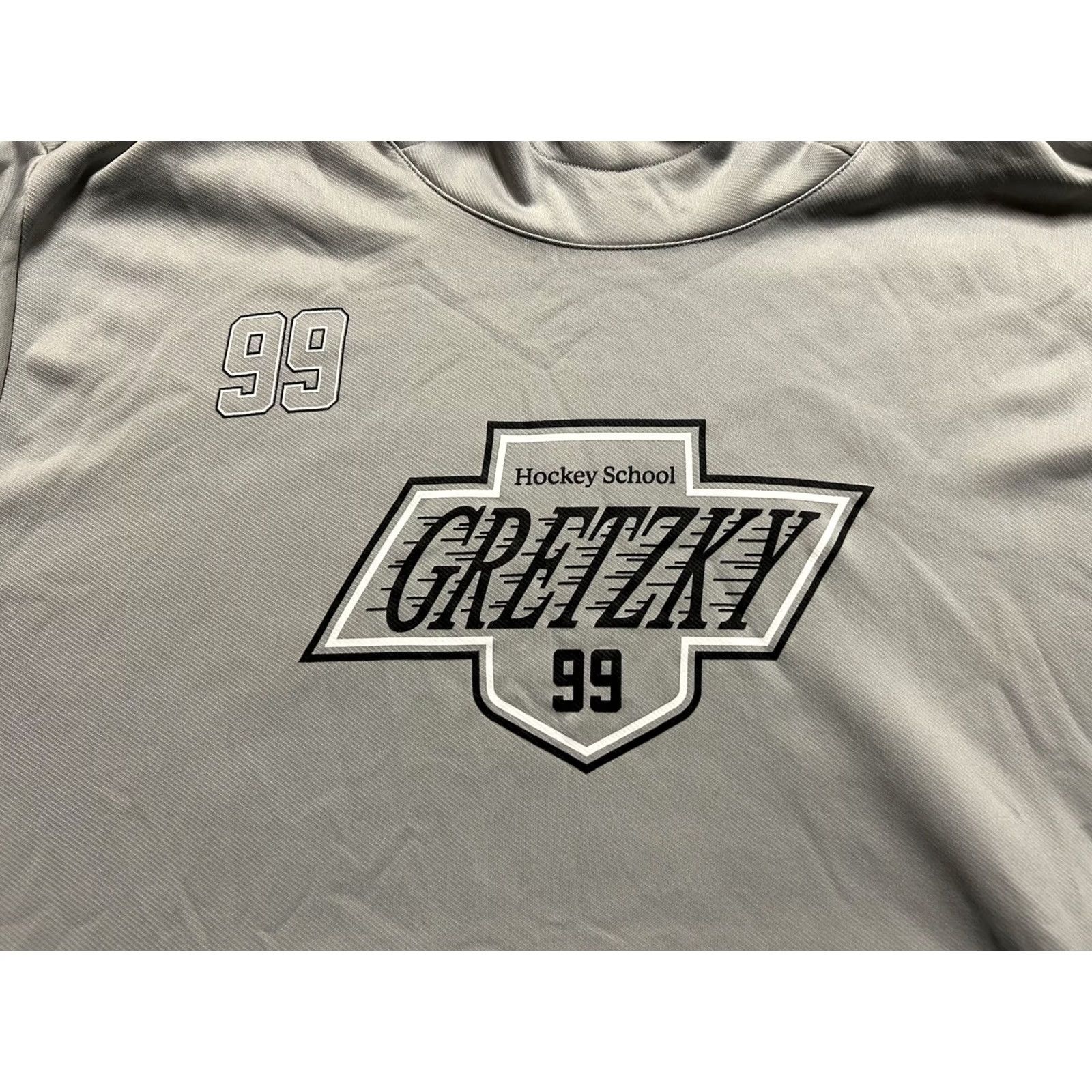 Adidas Gretzky 99 Hockey School Adidas Hoodie Grey 2XL Hoodie Size US XXL / EU 58 / 5 - 4 Thumbnail