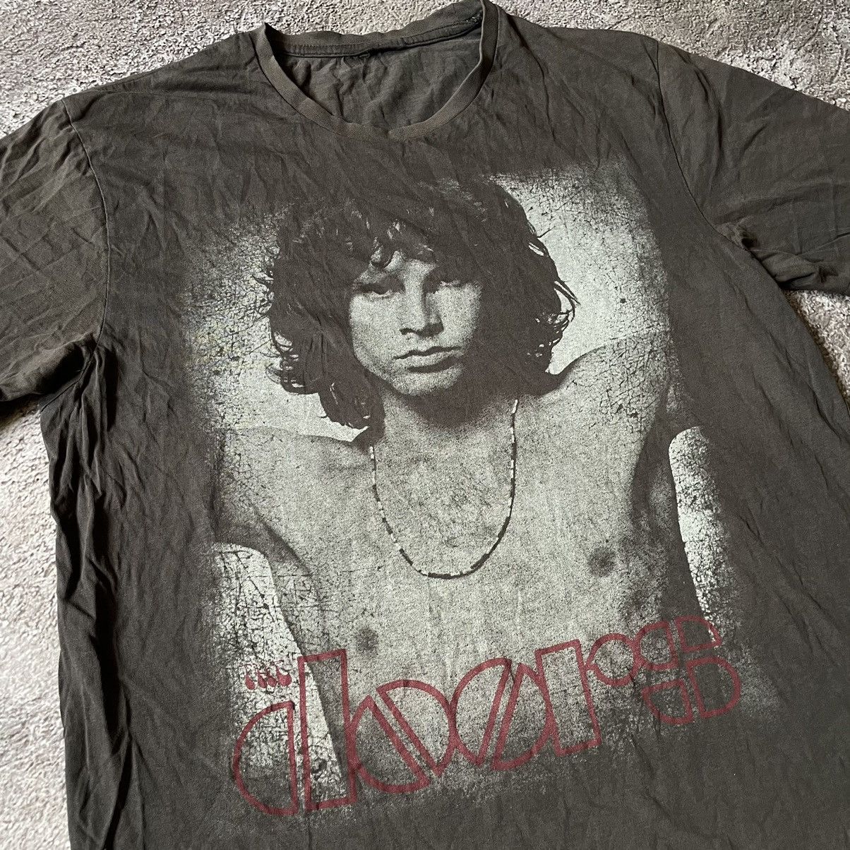 Vintage Vintage Y2K The Doors Band Graphic Tee Faded Black Opium M Size US M / EU 48-50 / 2 - 6 Thumbnail