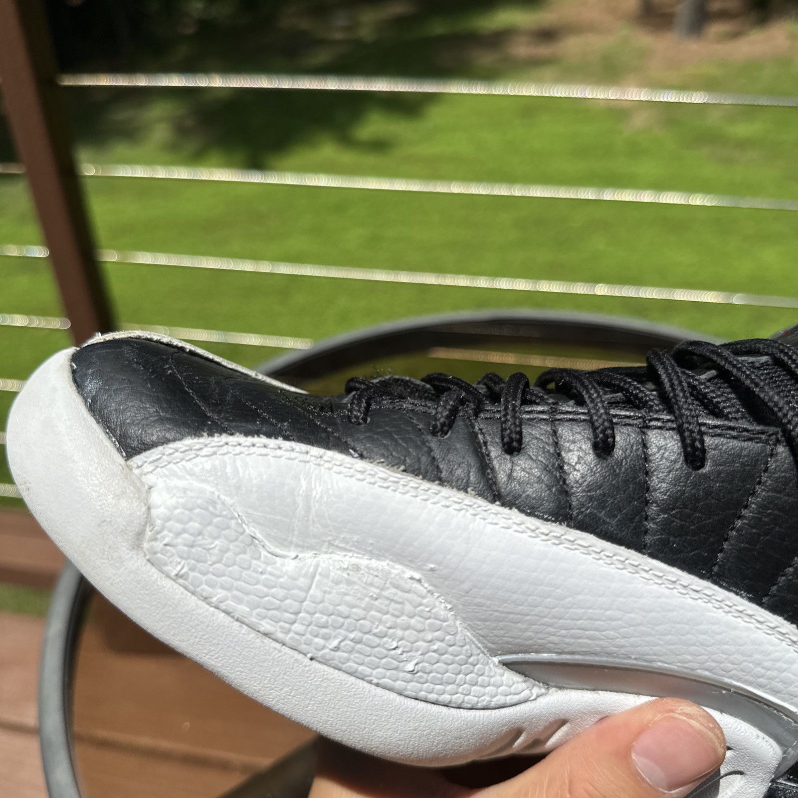 Jordan Brand Nike Air Jordan 12 Retro Playoffs 153265-006 GS Sz 6y Size US 6 / EU 39 - 14 Thumbnail