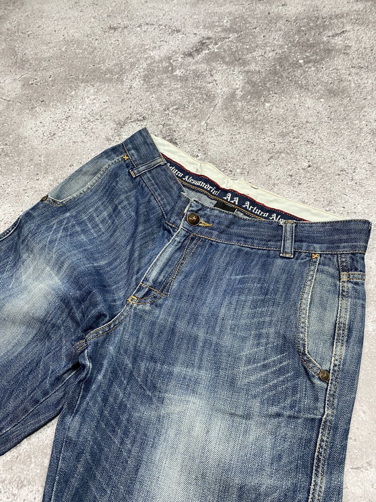 Vintage Vintage Arturo Alessandrini denim jeans Size US 32 / EU 48 - 5 Thumbnail