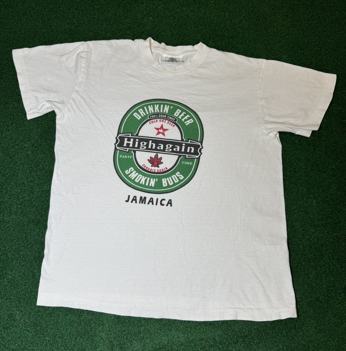 Vintage Vtg Drinkin Beers Smokin Buds High Again Party Time T Shirt Size US S / EU 44-46 / 1 - 1 Thumbnail