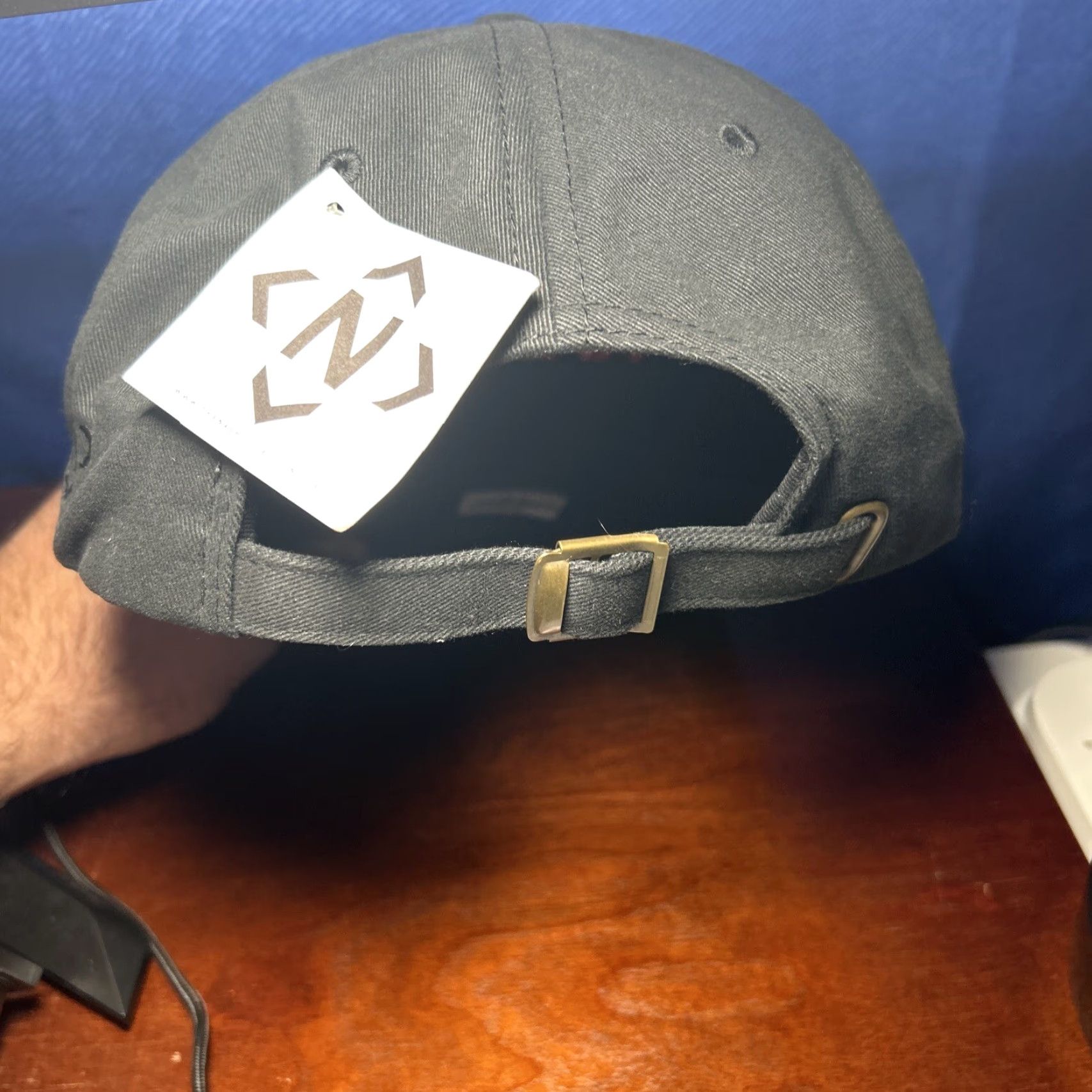 Rainbow The NASH Collection Hat Women One Size Black Rainbow Font Adjustable NWT Size ONE SIZE - 4 Thumbnail