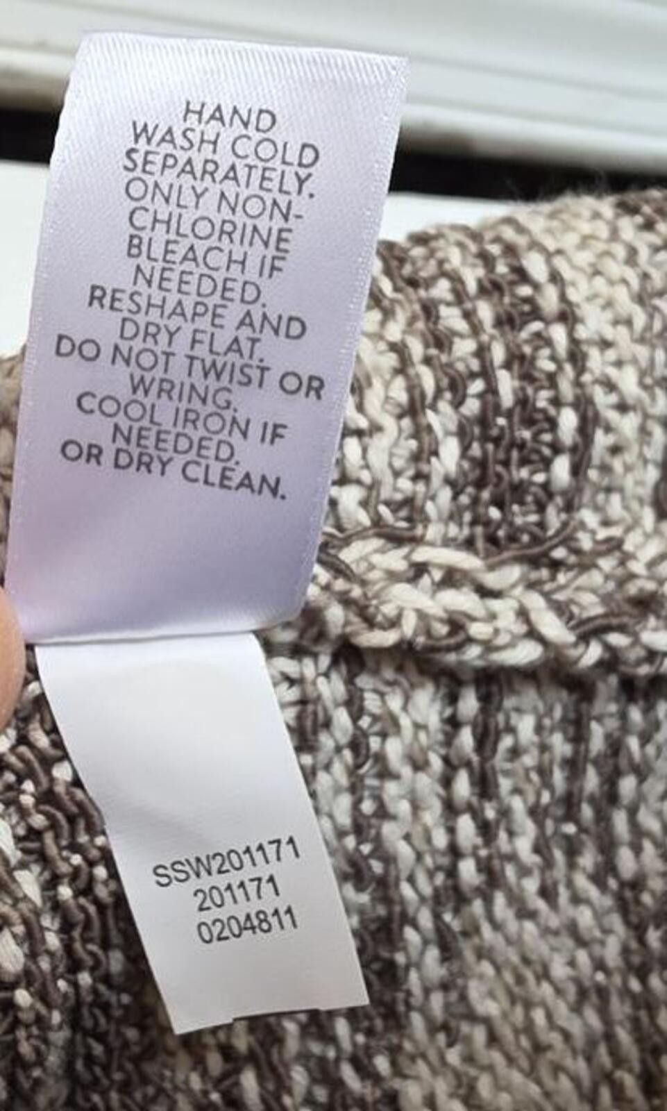 Other J. Jill XL Brown & Beige Knit Open Dolman Cardigan Sweater Size XL / US 12-14 / IT 48-50 - 6 Thumbnail