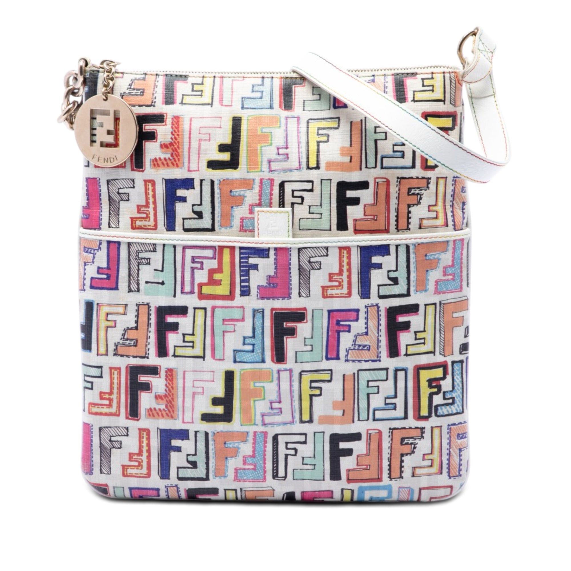 Fendi Multicolor Zucca Spalmati Forever Crossbody Size ONE SIZE - 1 Thumbnail